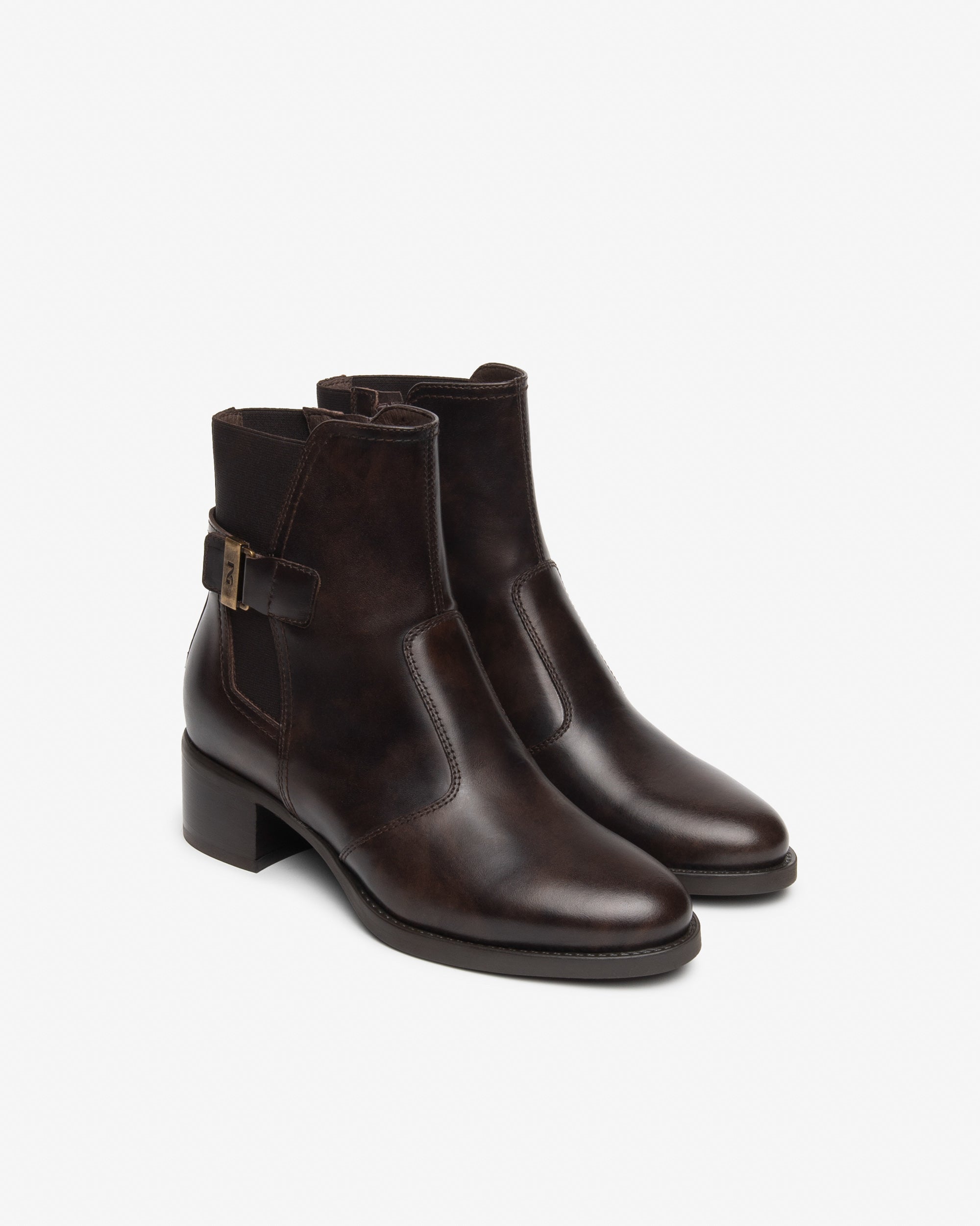 Nero Giardini Ankle Boots Bottines Cuir Femme Talon 40 mm