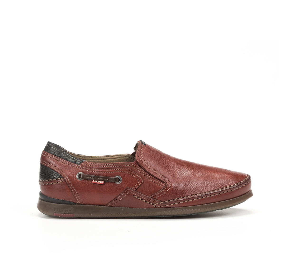 Fluchos Mariner 9883 slip-on homme rouge cuir