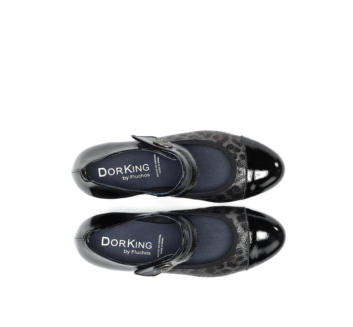 Dorking by Fluchos Geminis D8637 escarpin noir femme