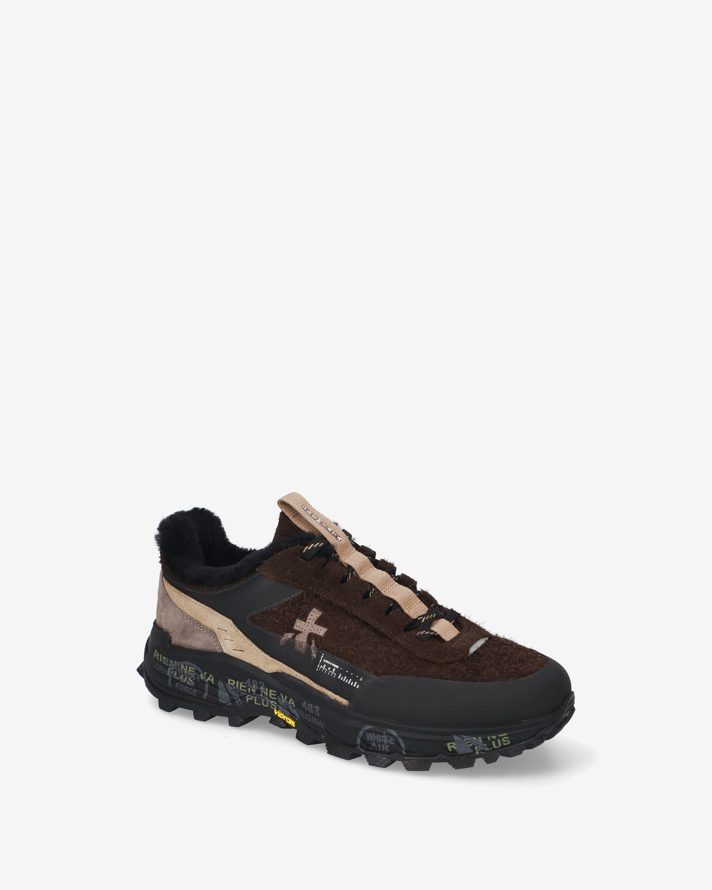 Premiata Devin 500M baskets marron foncé Vibram
