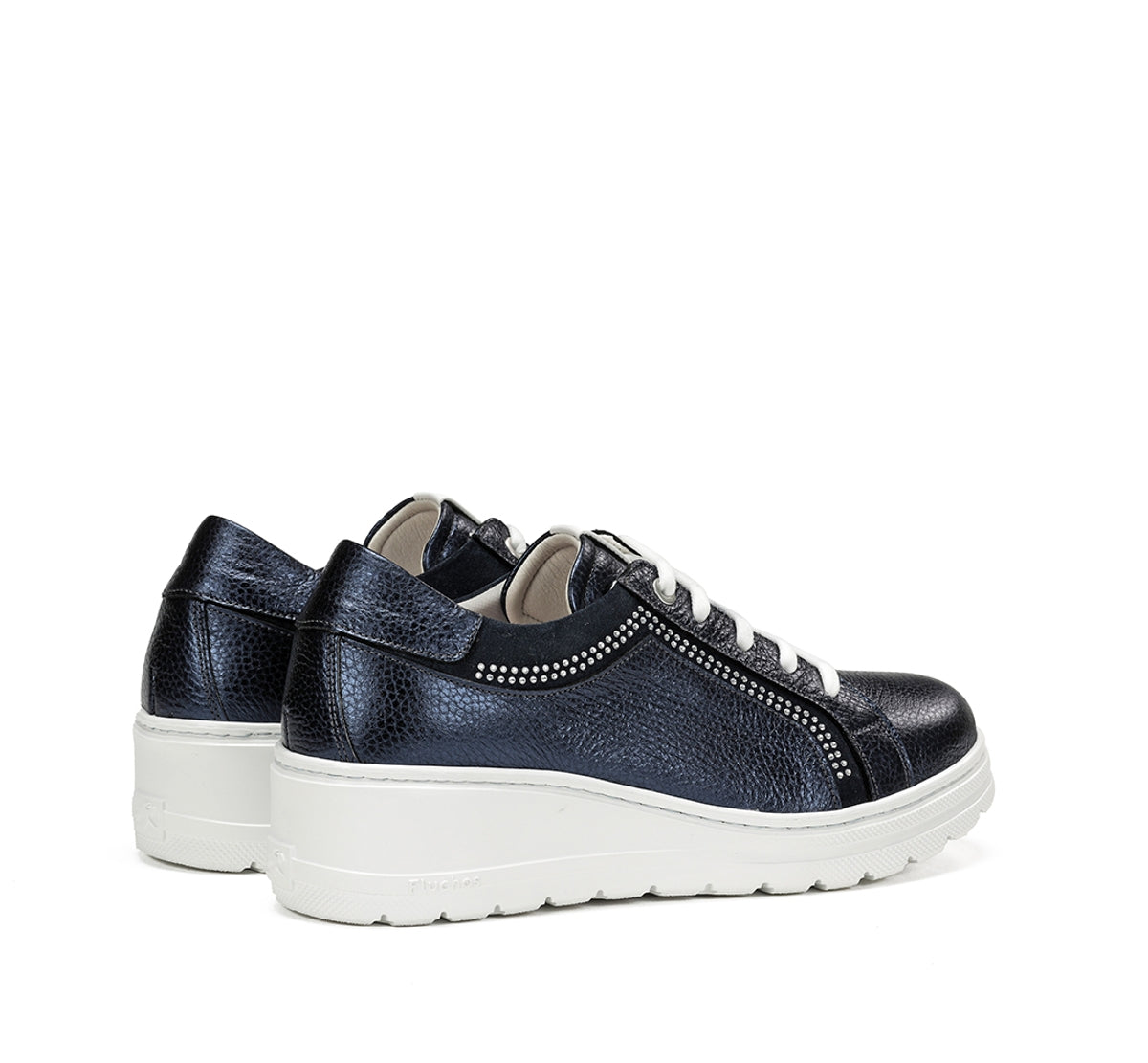 Fluchos Aqua F1997 basket bleue femme compensée