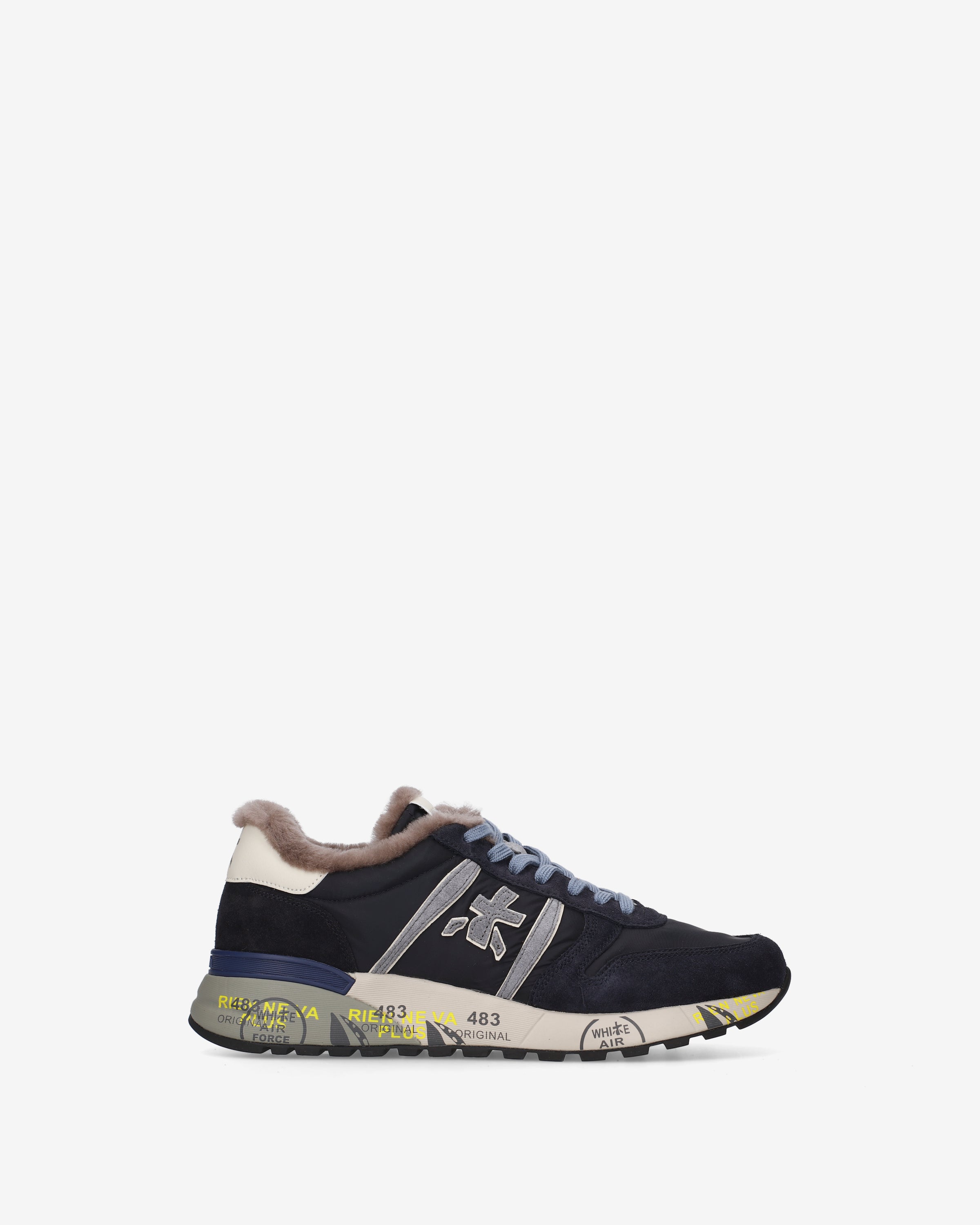 Premiata Lander 8656M Sneakers Homme Nylon Suède