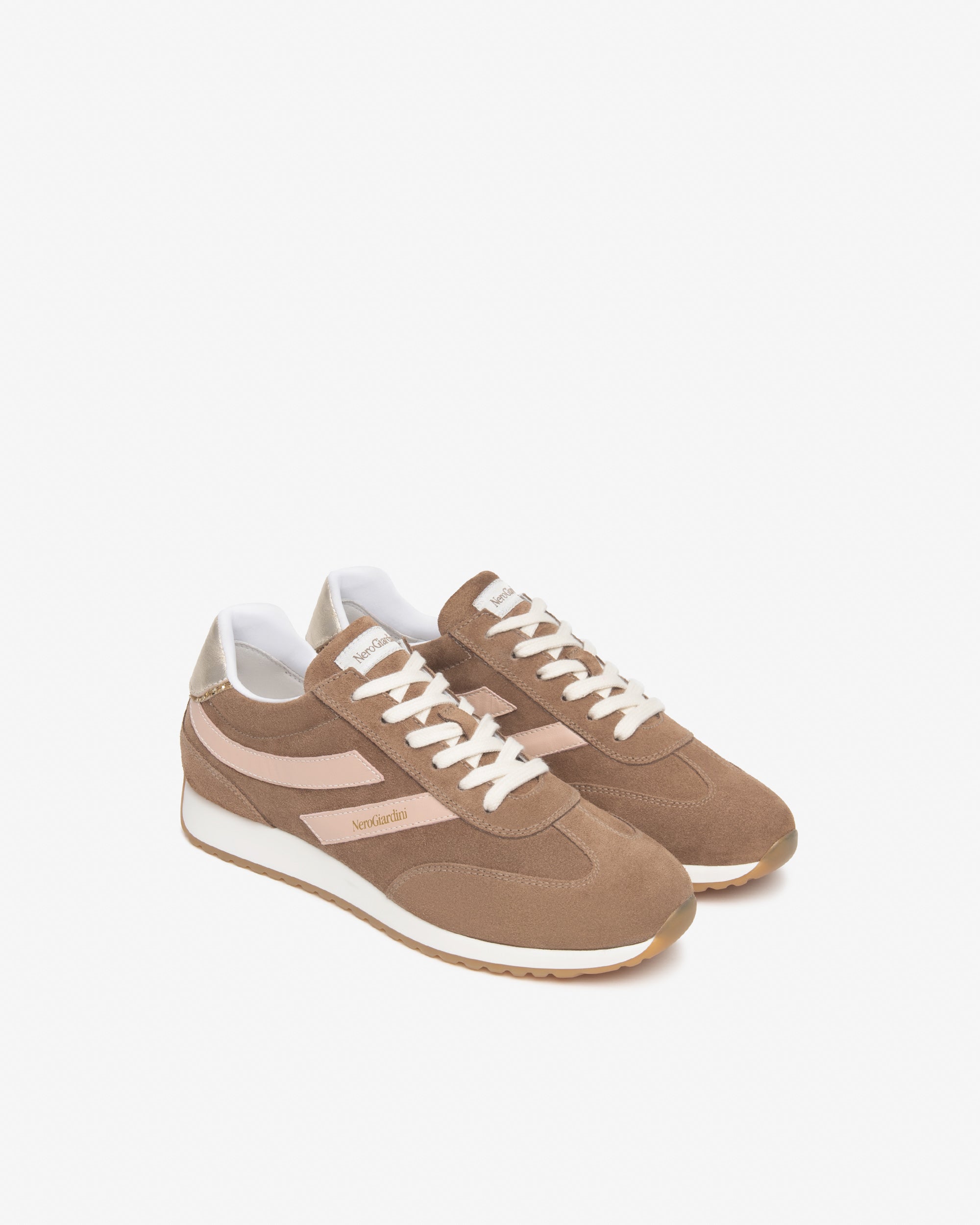 Nero Giardini Sneakers Baskets Daim Cuir Femme