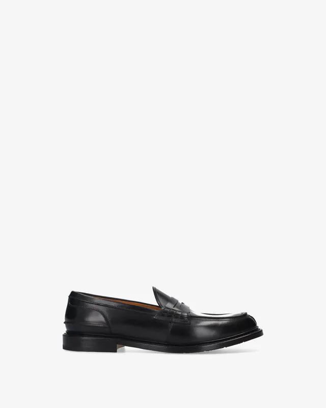 Premiata Cordovan mocassins cuir noir homme