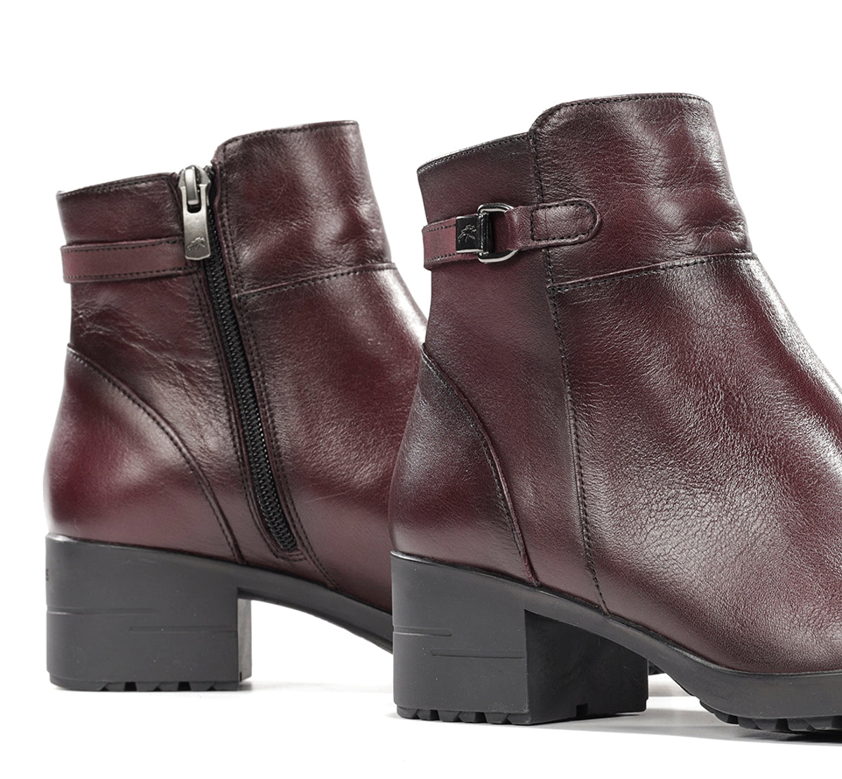 Fluchos Aliss F2240 bottines femme bordeaux cuir