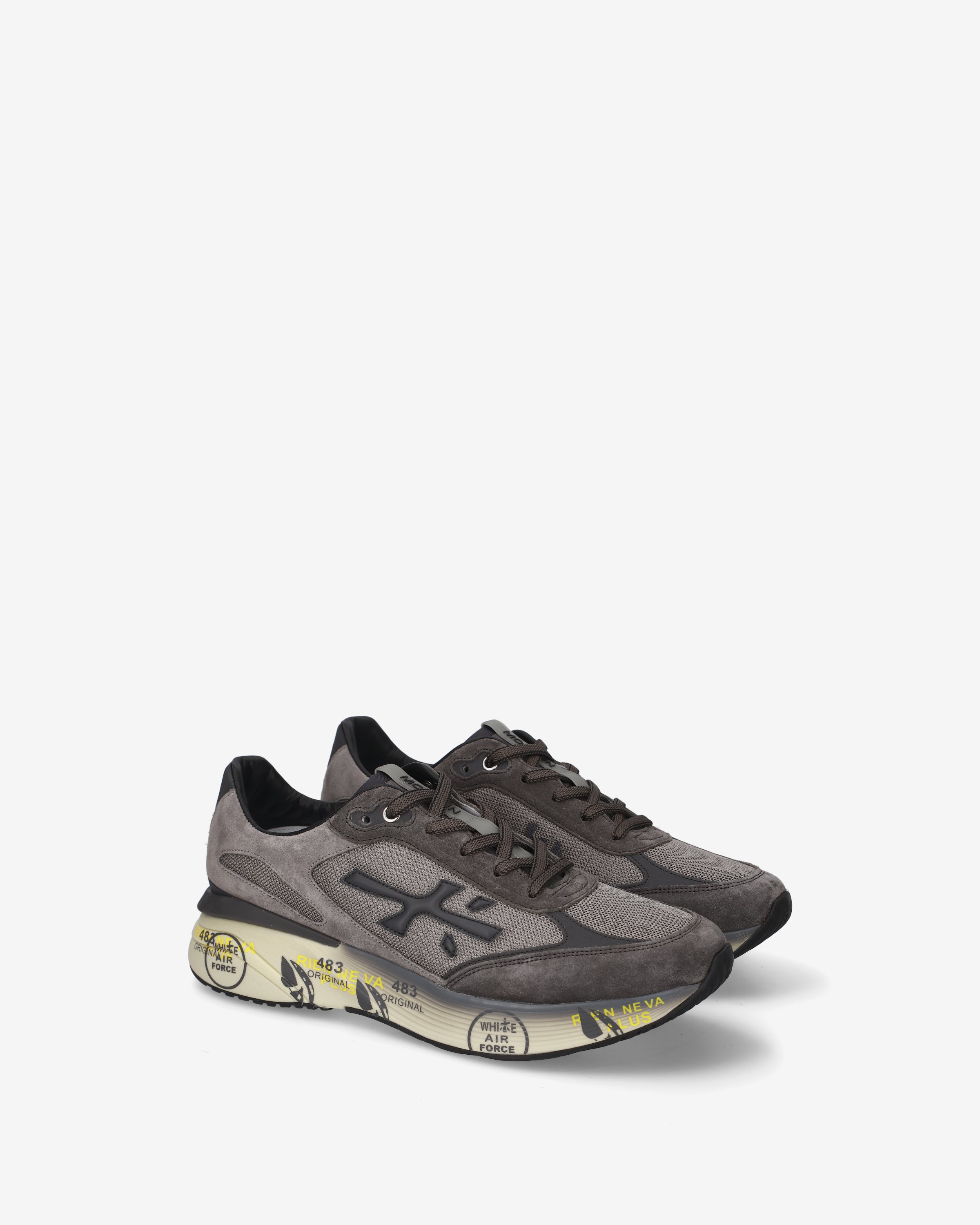Premiata Moerun 8540 sneakers gris noir mesh