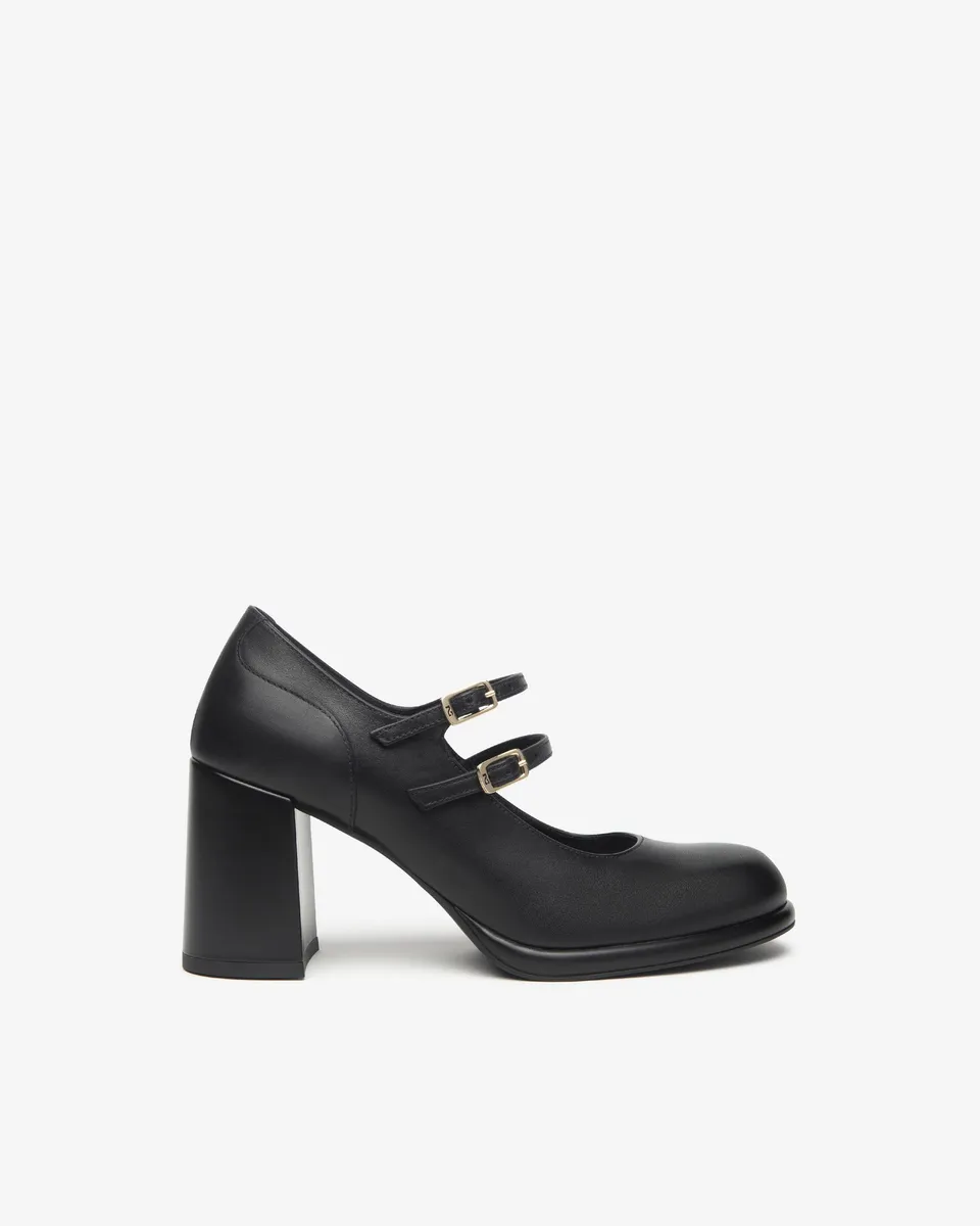 Nero Giardini Décolleté escarpins cuir femme talon 80