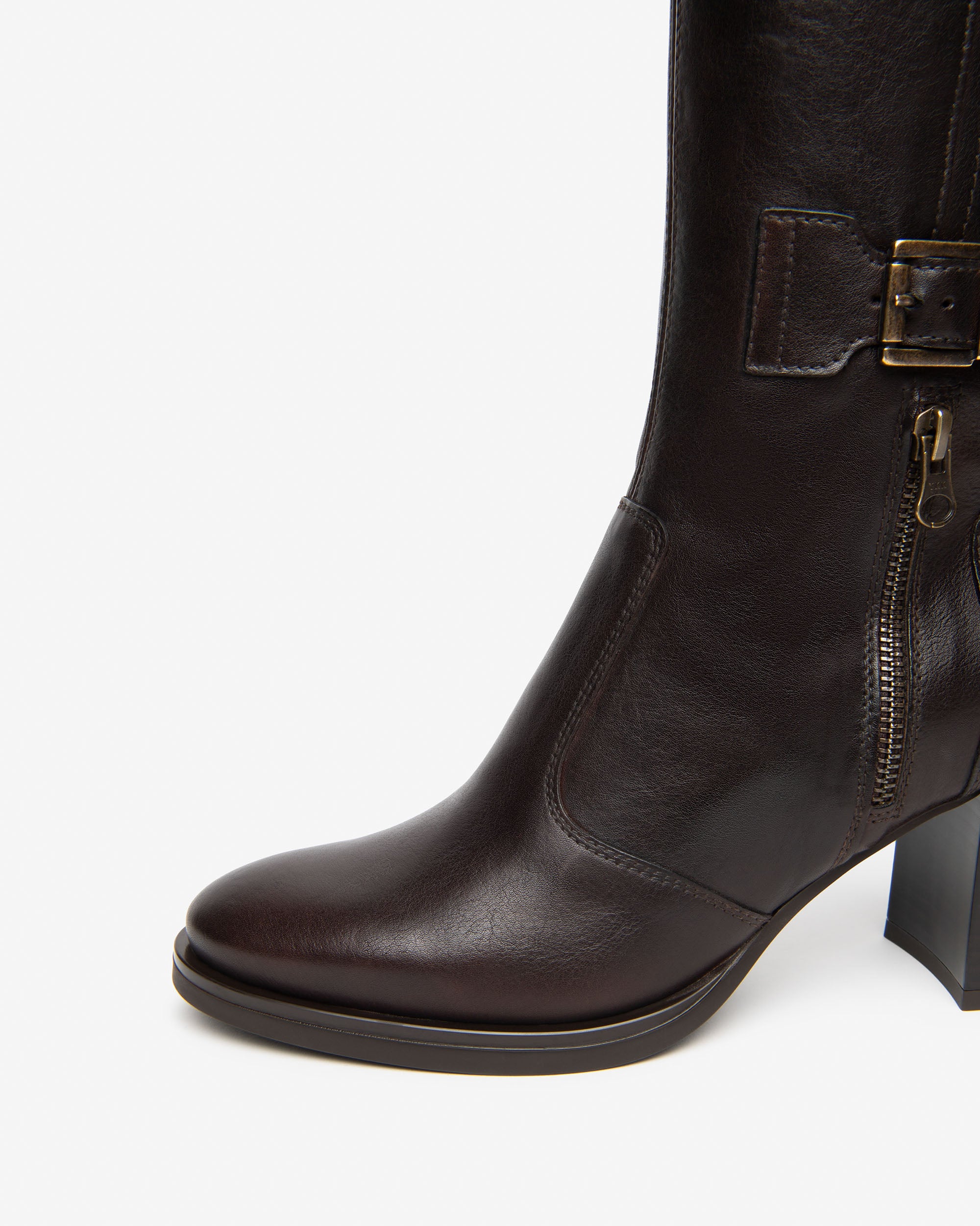 Nero Giardini Boots bottes femme cuir talon pointure 38