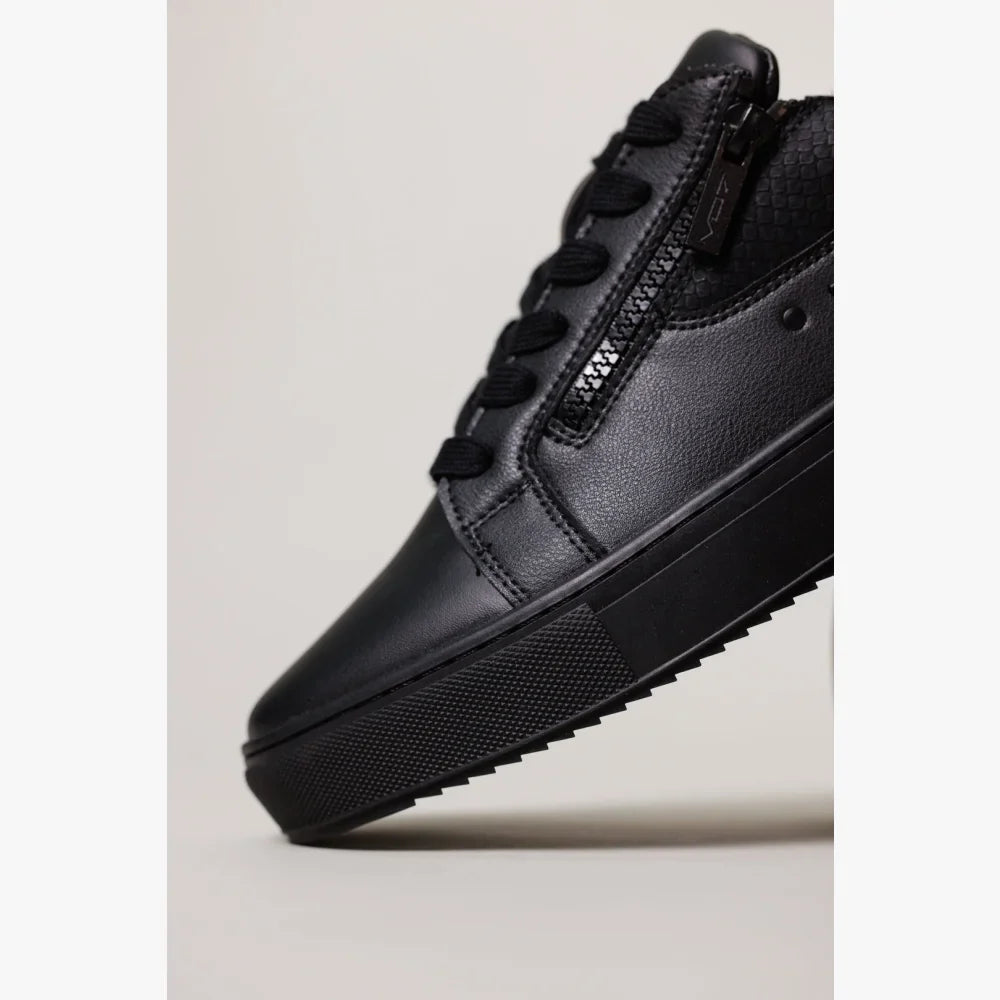VO7 Roma Snake Dark sneaker homme noir effet serpent
