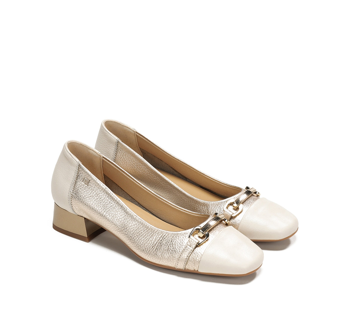 Dorking by Fluchos Gia D9304 mocassin doré à talon
