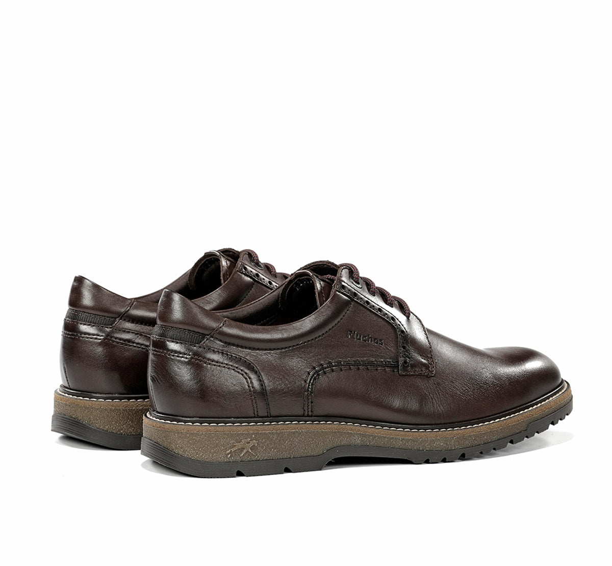 Fluchos Buggy F2319 chaussure ville marron homme cuir