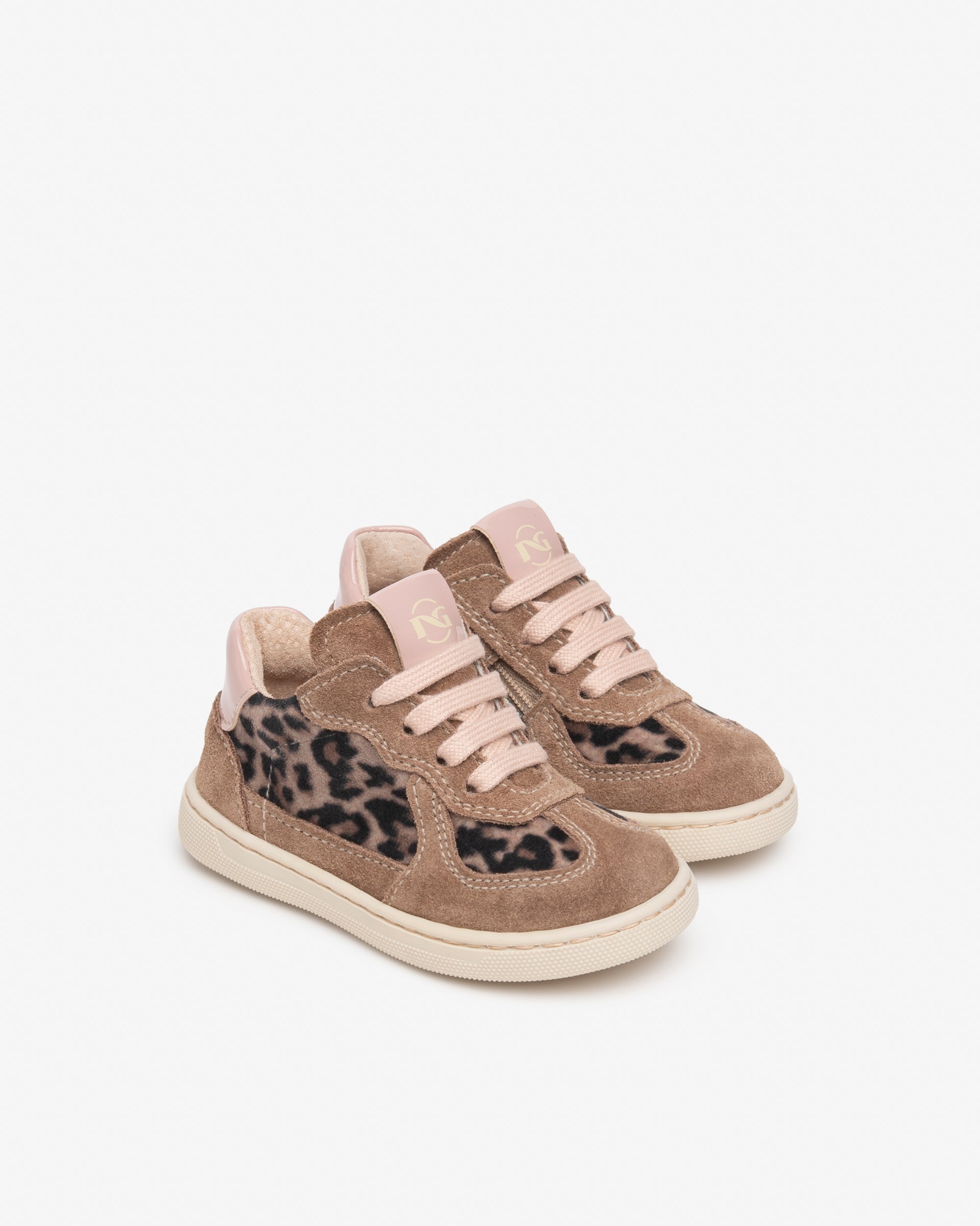 Nero Giardini Sneakers baskets fille daim velours zip