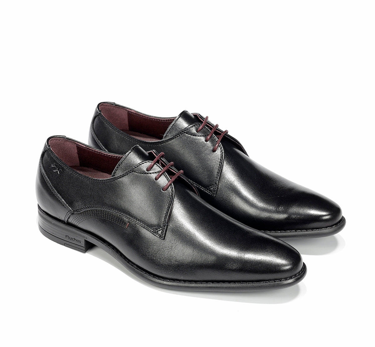 Fluchos Alex 9204 chaussures homme noir cuir