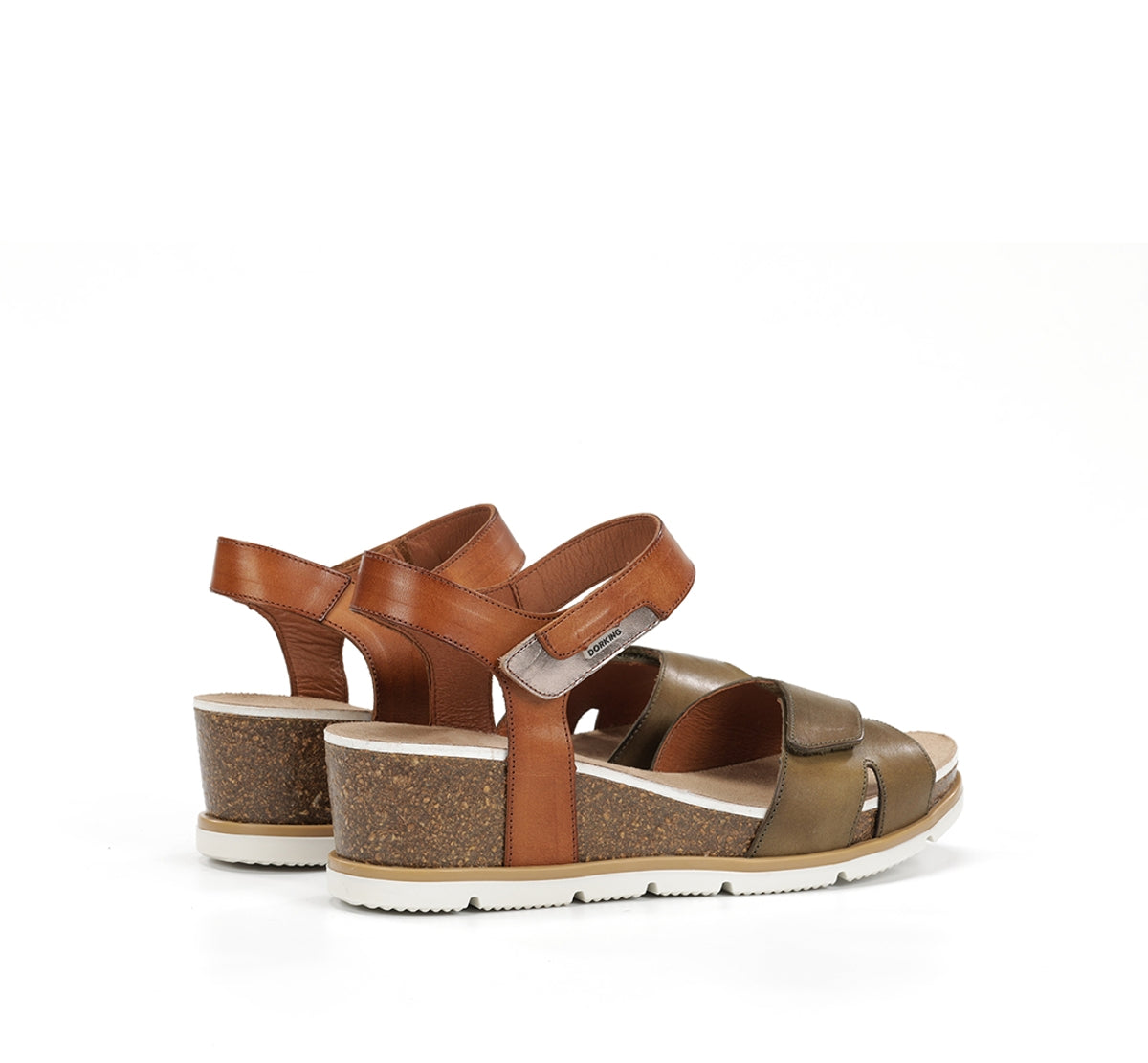 Fluchos Dorking Gold D9512 sandale verte compensée