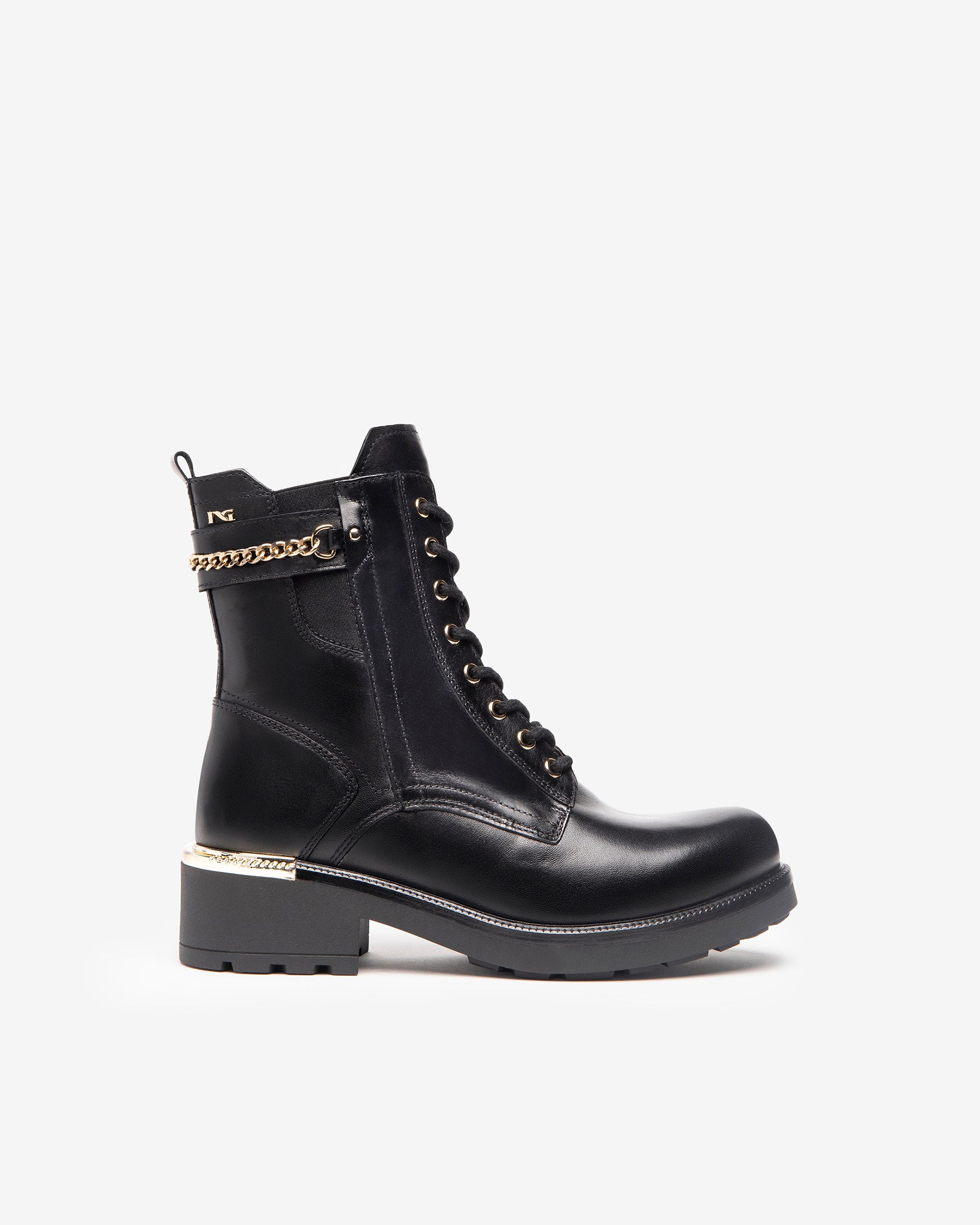 Nero Giardini Combat Boots bottines cuir femme automne hiver