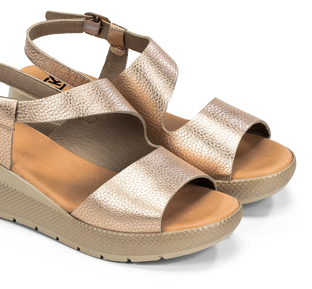 Dorking by Fluchos Ever D9495 sandale femme dorée