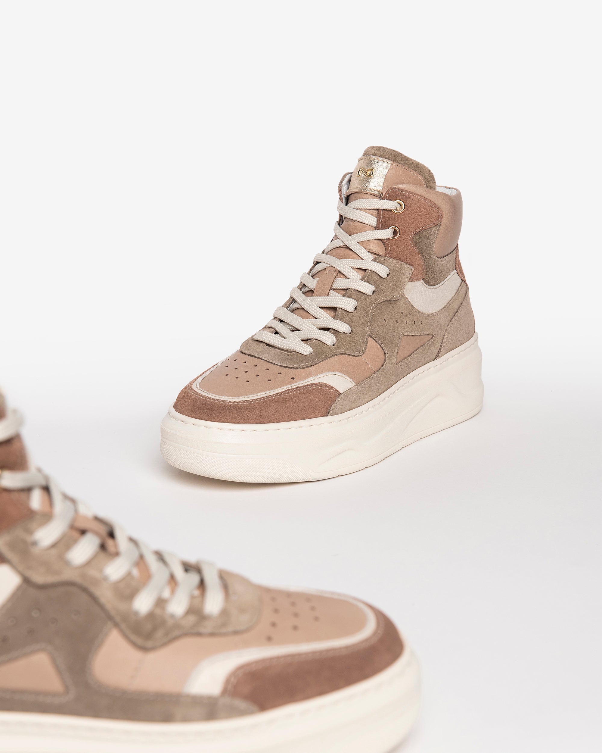 Nero Giardini Sneakers montantes cuir suède femme pointure 38