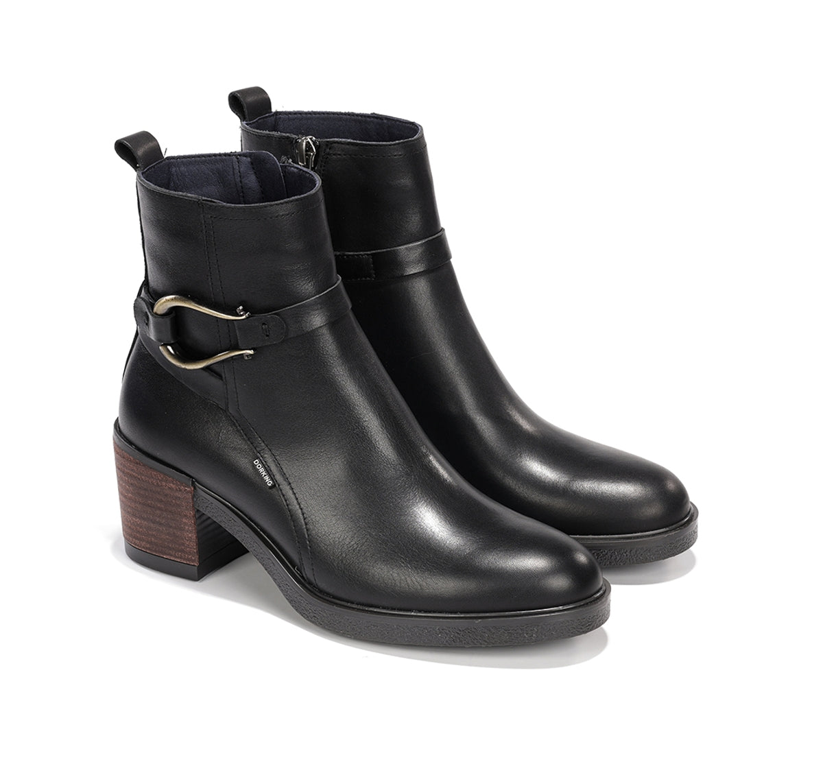 Dorking Aroma D9754 bottine femme noir cuir