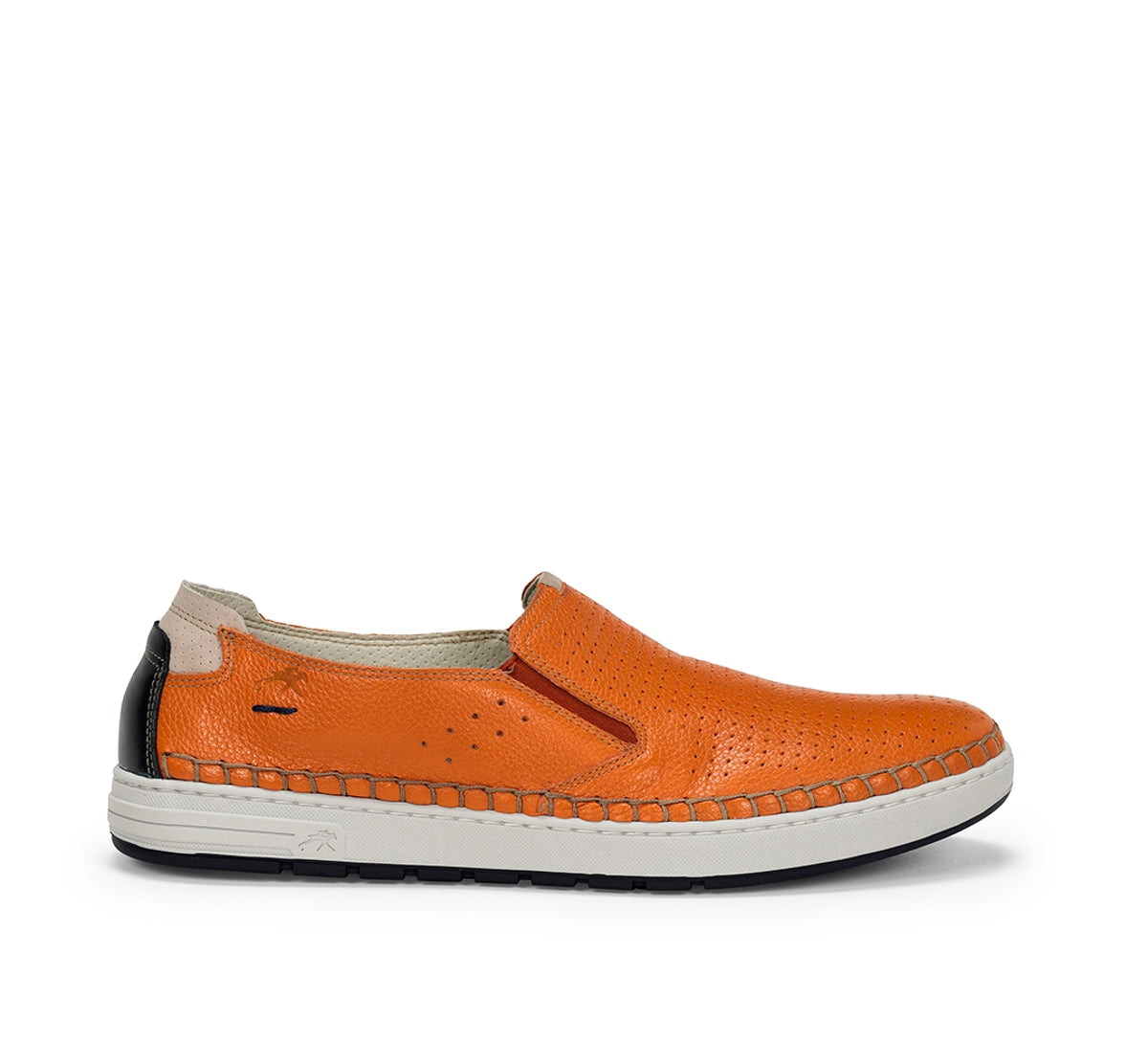 Fluchos Lester F1719 baskets slip on orange homme