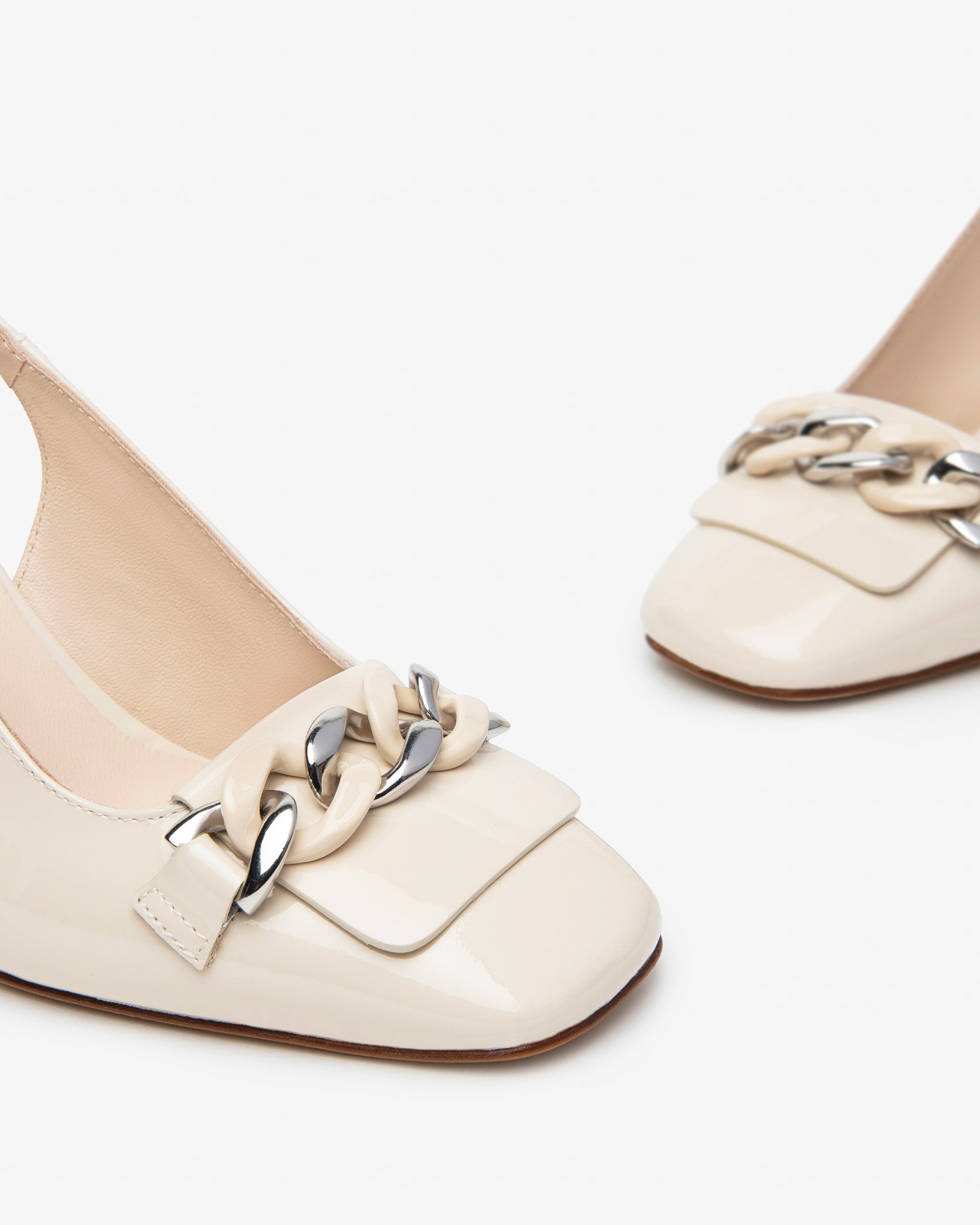 Nero Giardini Slingback escarpins cuir vernis femme