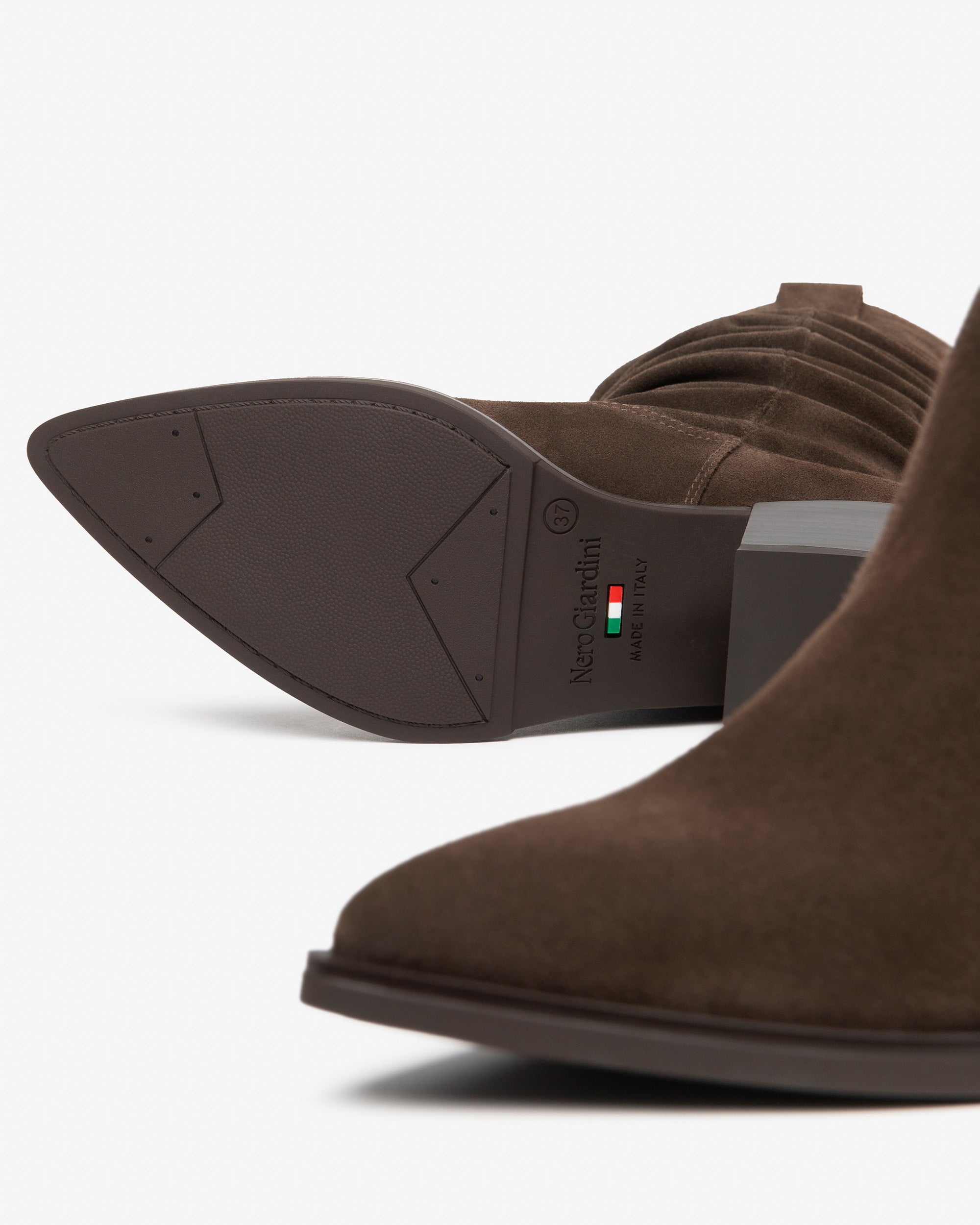 Nero Giardini Boots bottes daim femme talon 5 cm