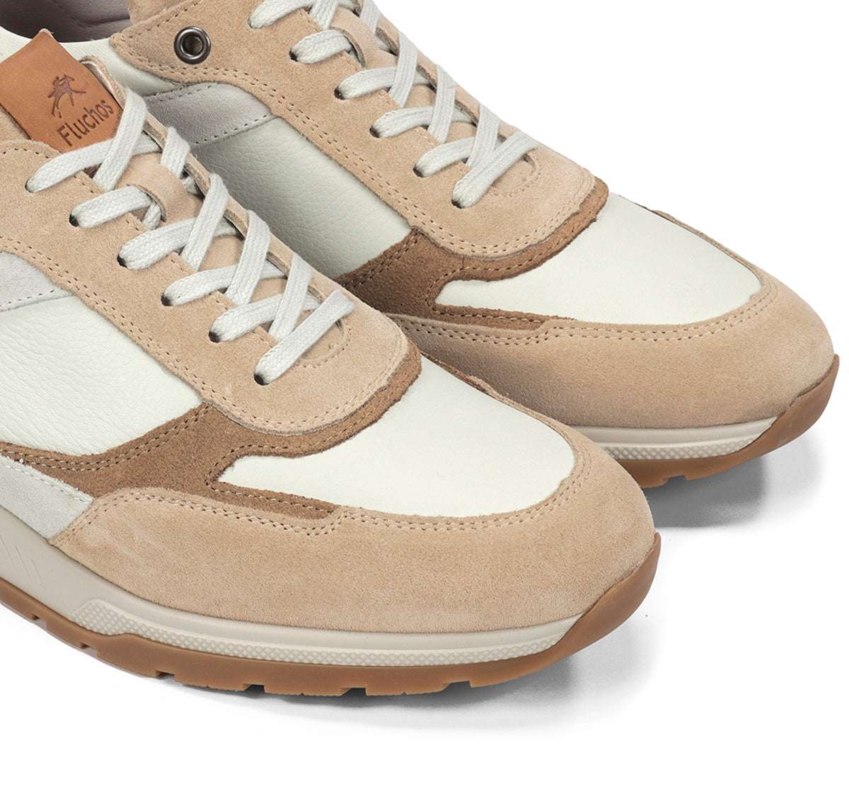 Fluchos Louis F2190 basket homme taupe cuir