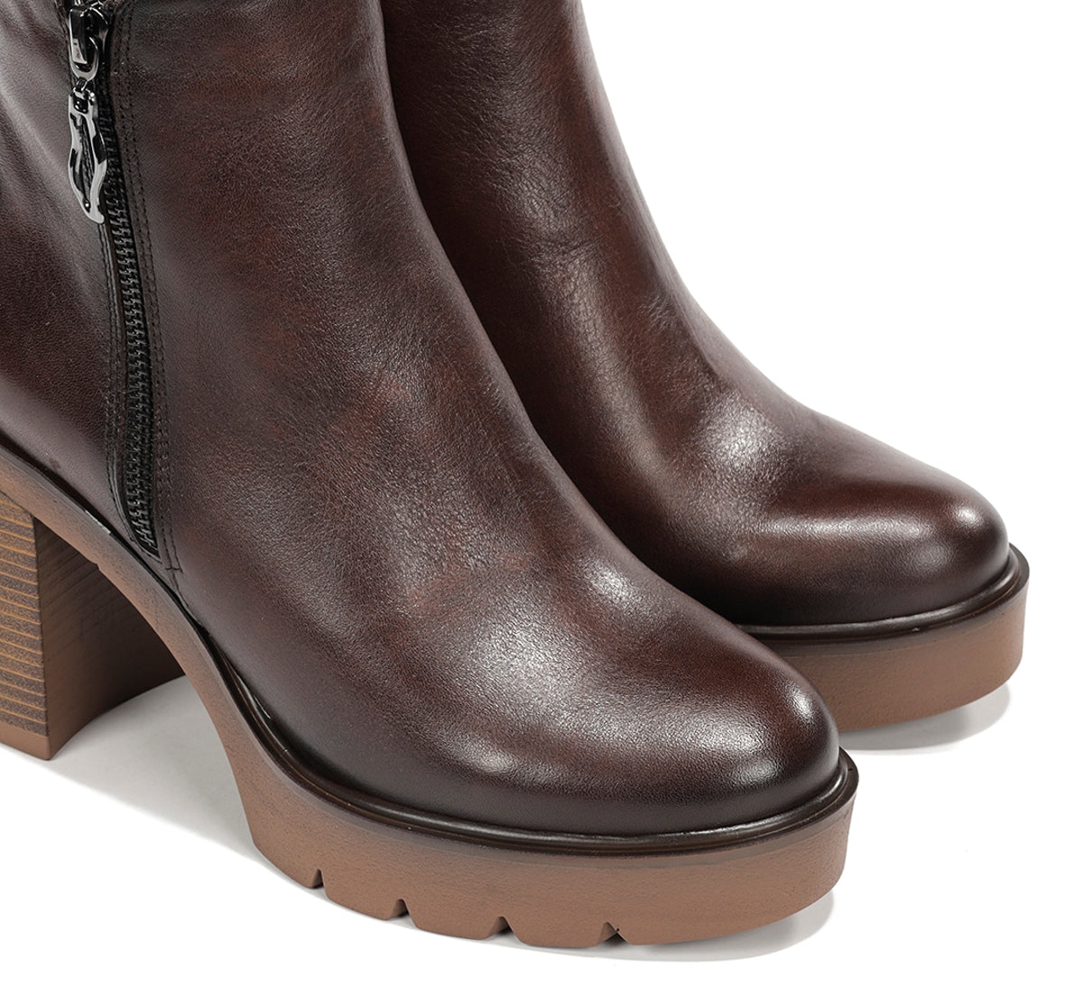 Dorking Alert D9562 bottines marron talon femme