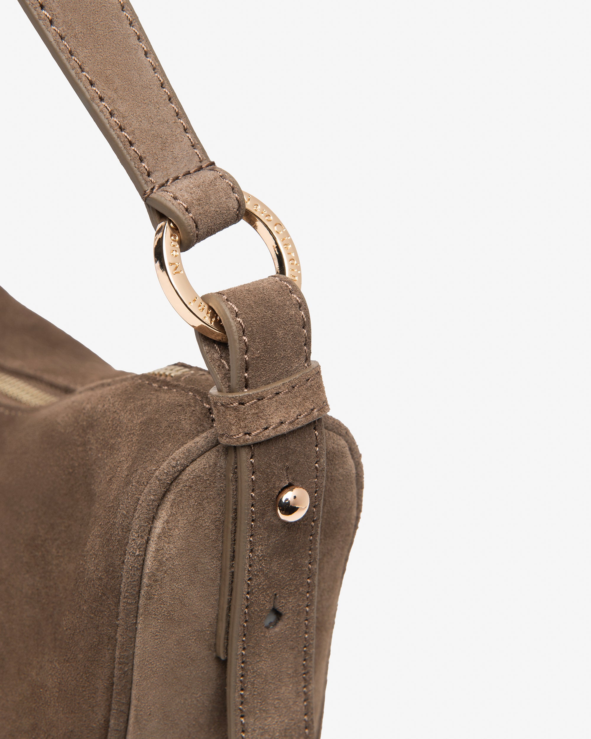 Nero Giardini Sac hobo daim femme pompon