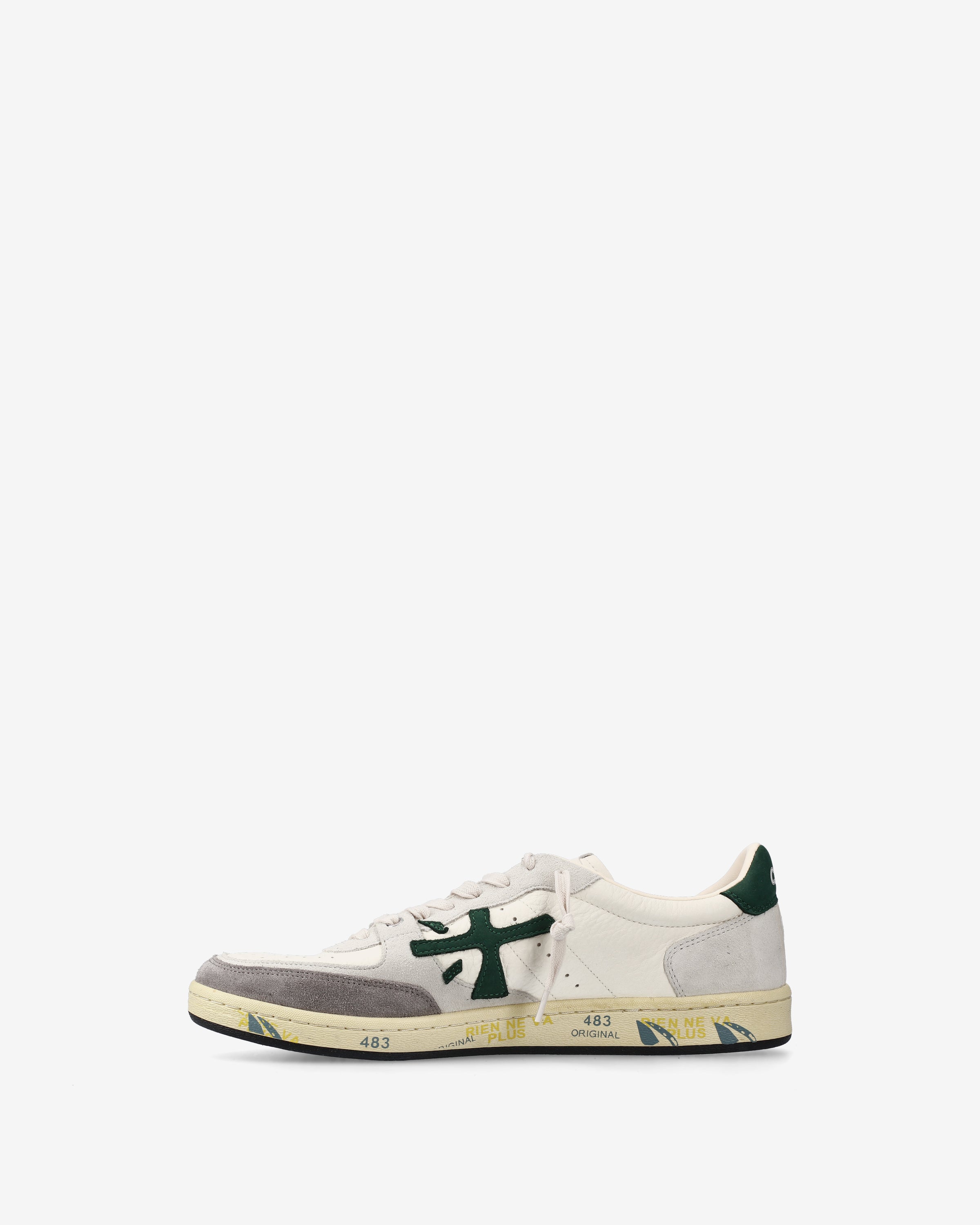 Premiata Bskt Clay 7623 sneakers cuir blanc homme