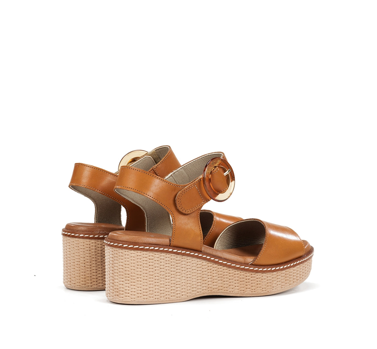 Dorking Nido D9450 sandales marron femme compensées