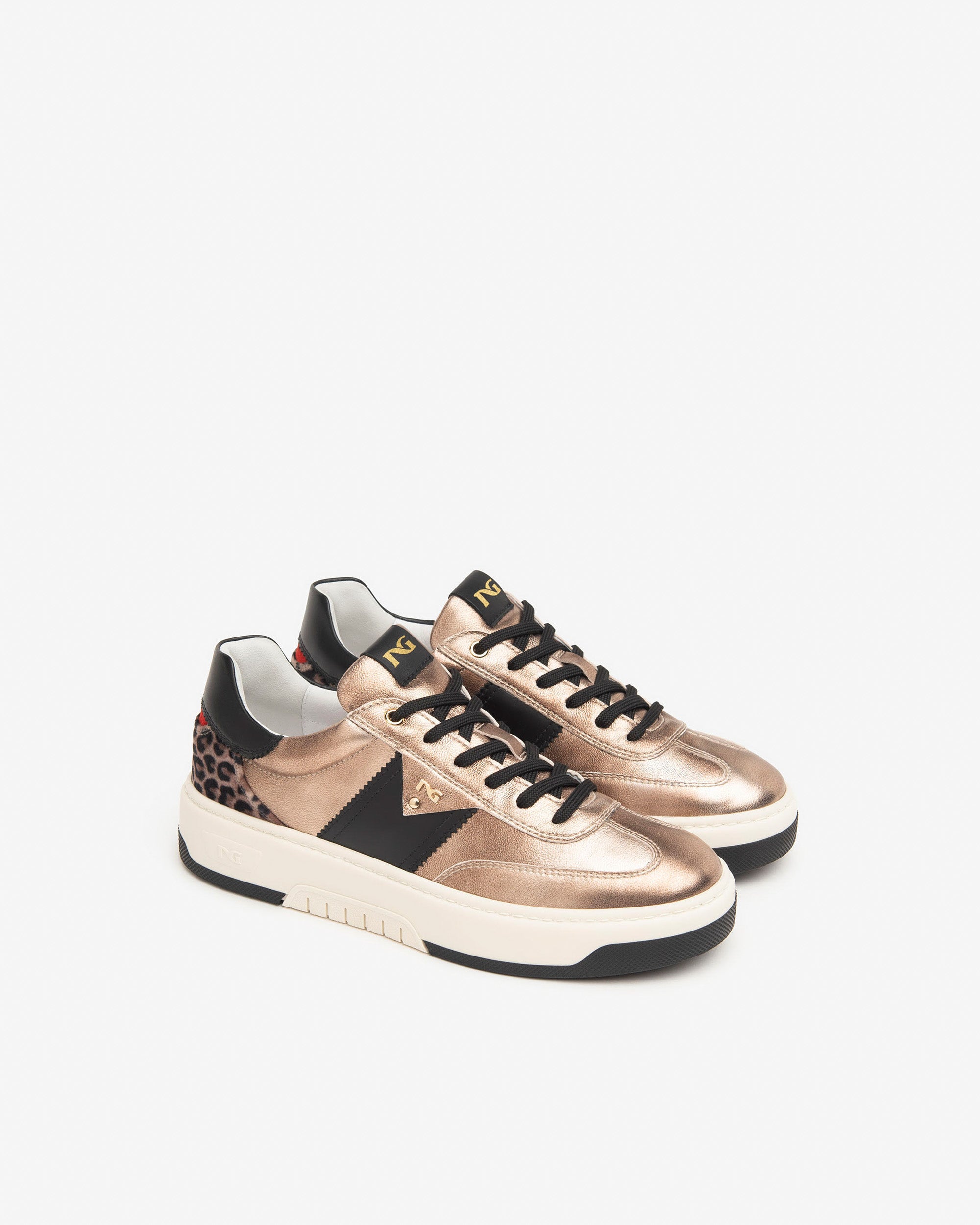 Nero Giardini Sneakers baskets cuir suède femme Memory