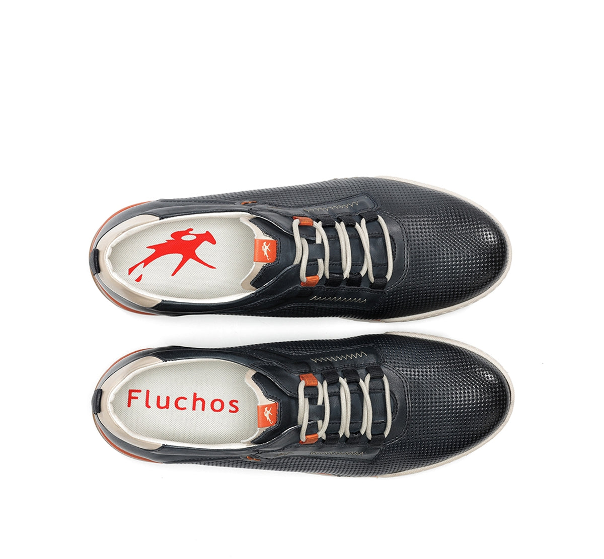 Fluchos Elder F2178 baskets bleu homme confort