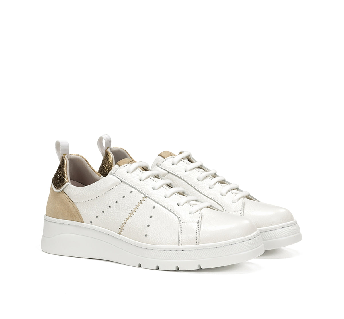 Fluchos Pompas F1665 baskets blanc femme cuir