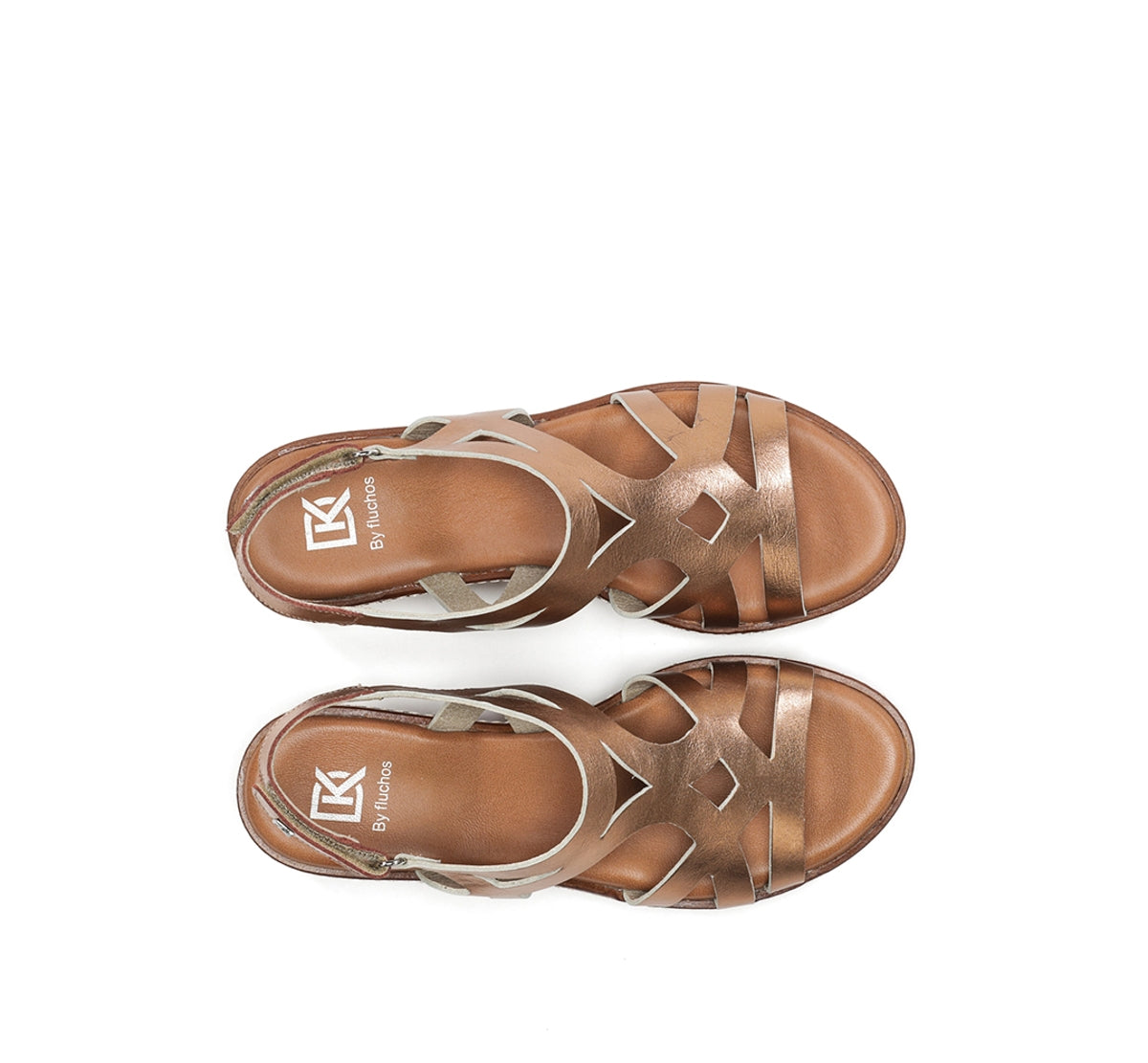 Fluchos Dorking Nido D9451 sandale femme marron compensée