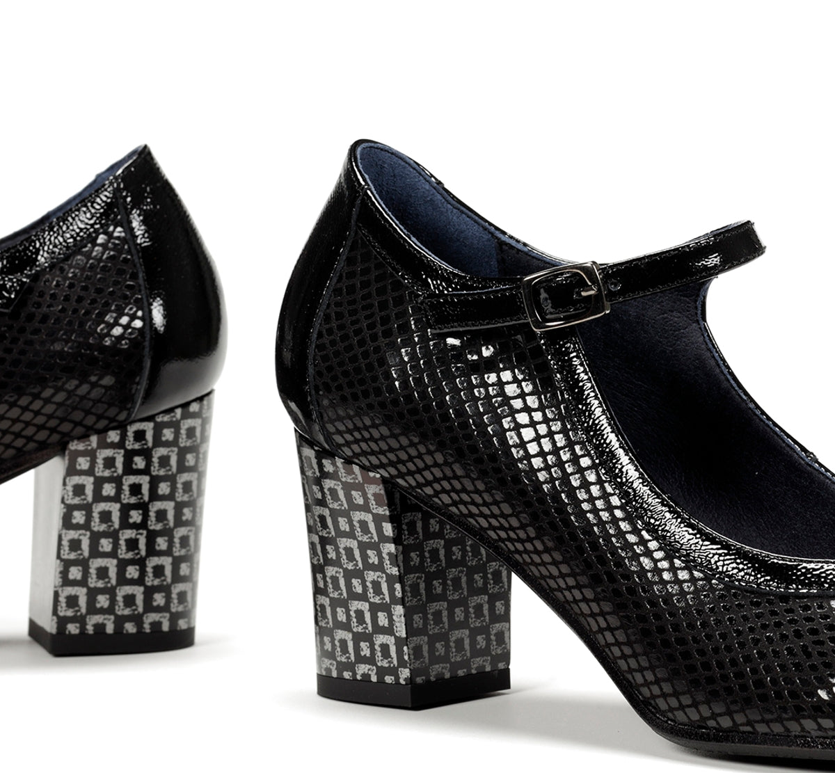 Dorking Rodin D8669 escarpins noir femme