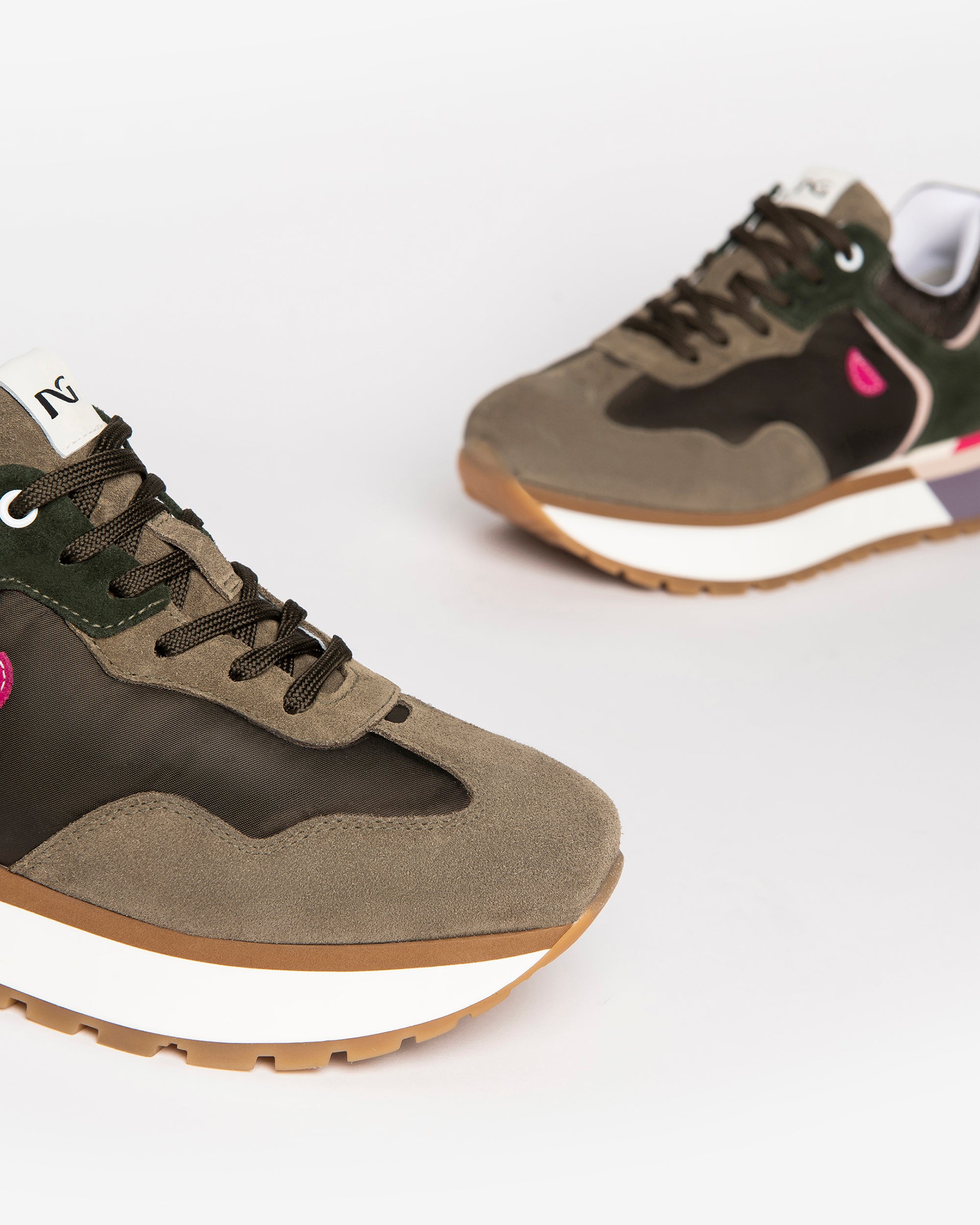 Nero Giardini Sneakers baskets cuir daim femme hiver