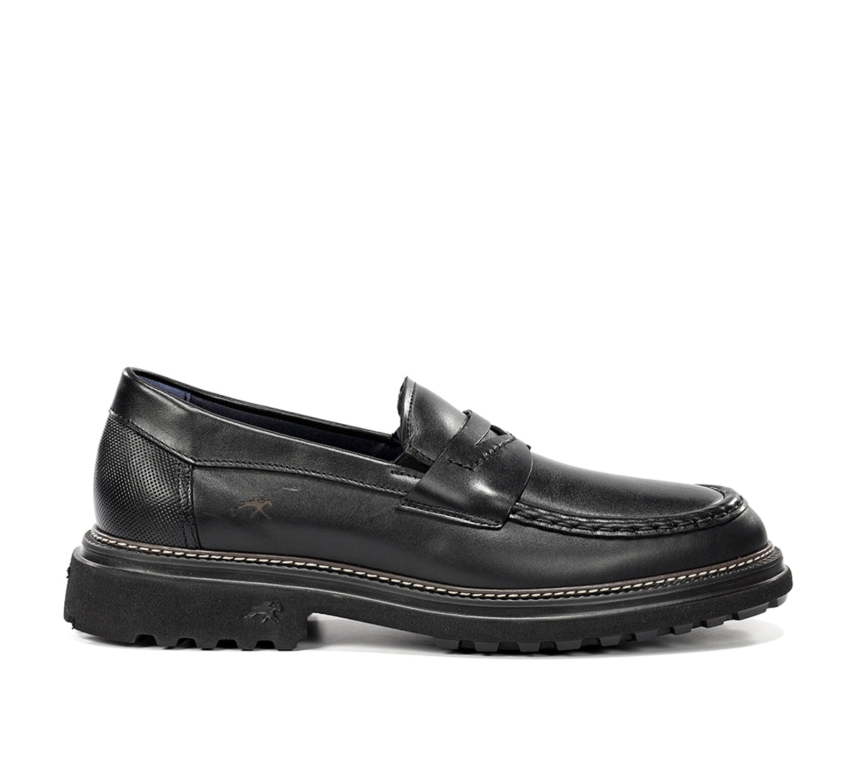 Fluchos Lincon F2058 mocassin homme noir cuir
