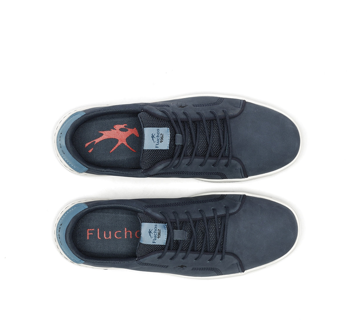 Fluchos Nadal F2377 baskets homme bleu à lacets