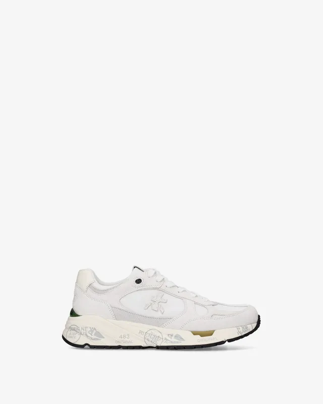 Premiata Mased 7823 sneakers blanc femme suède