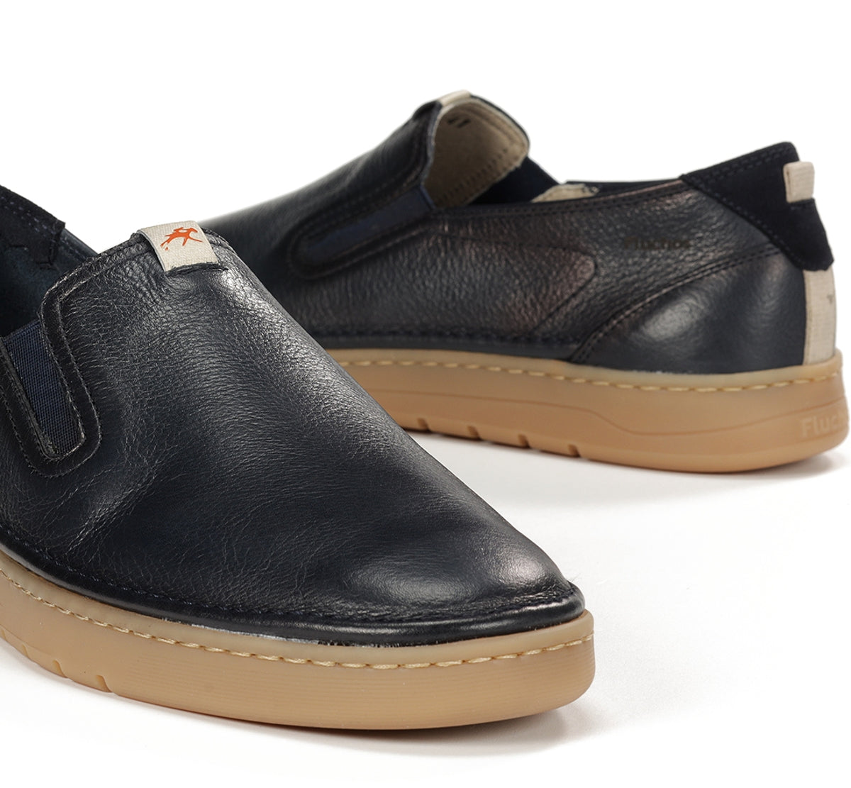 Fluchos Leo F1944 slip-on homme bleu rétro