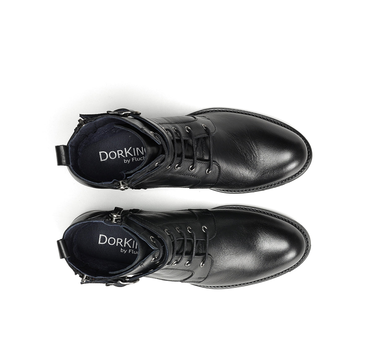 Dorking by Fluchos Chad D9123 bottine noire femme cuir