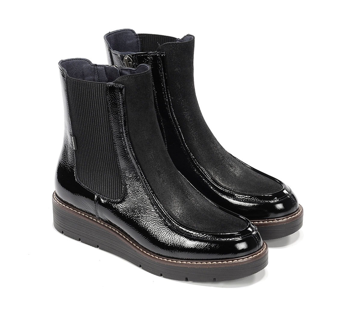 Dorking Africa D9789 Bottines Femme Noir Confort