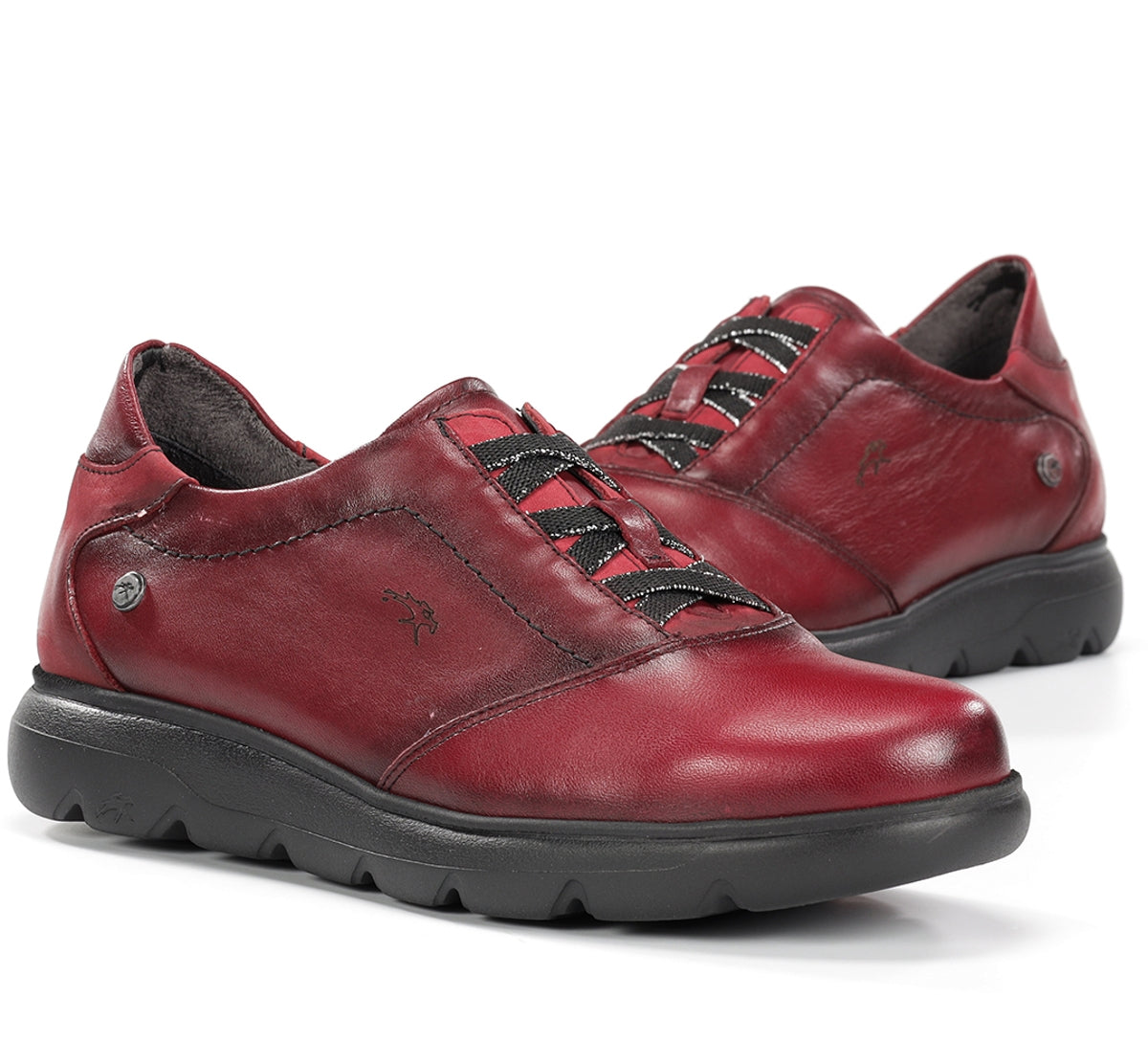 Fluchos Faral F1866 chaussure rouge femme confort