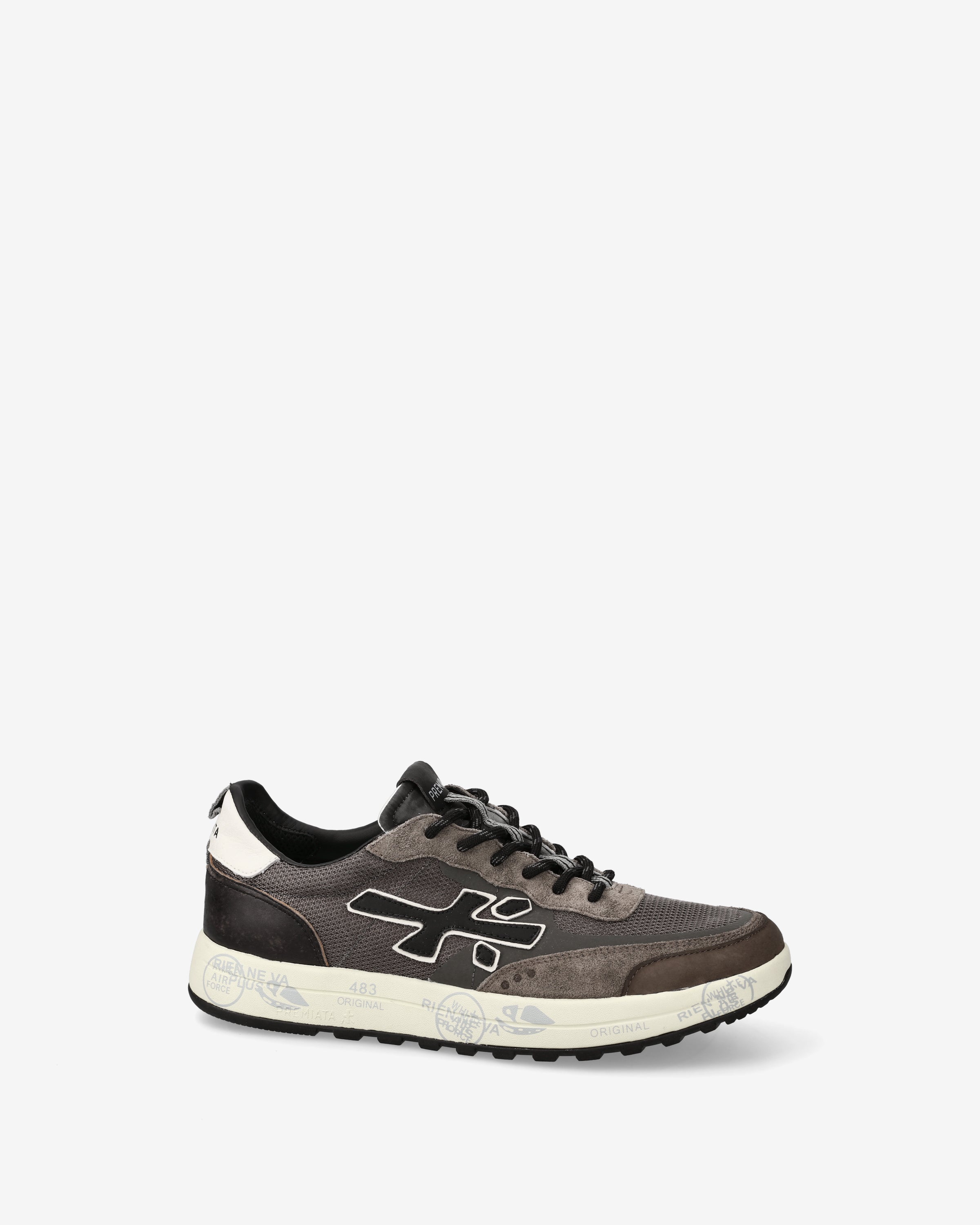 Premiata Nous 7725 sneakers gris marron cuir