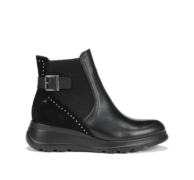 Fluchos Mellea F1529 bottine femme noir compensée