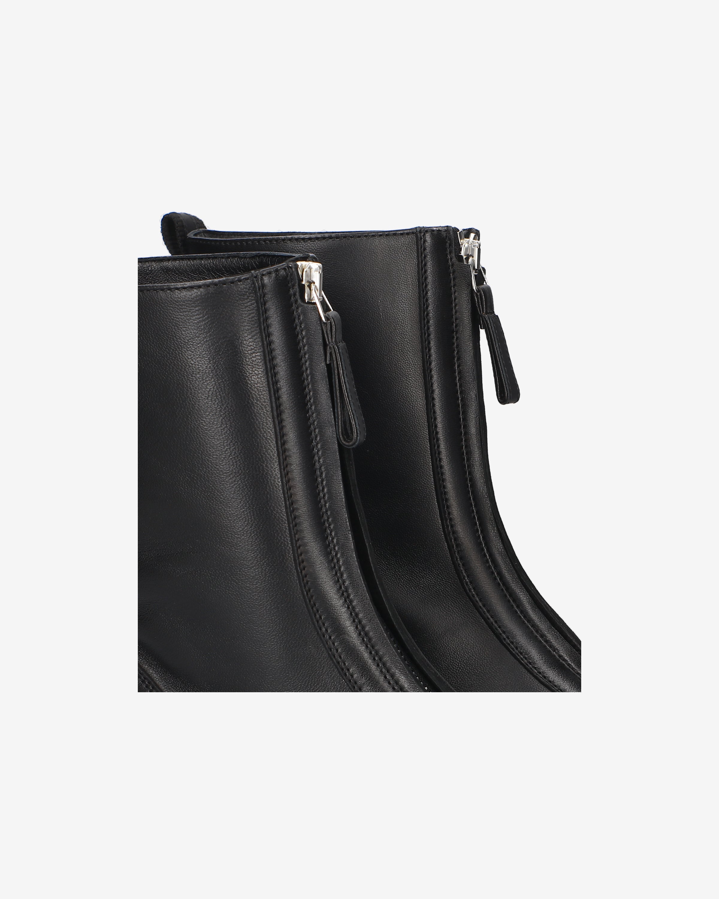 Premiata Boots Black Leather Boots bottines noir cuir