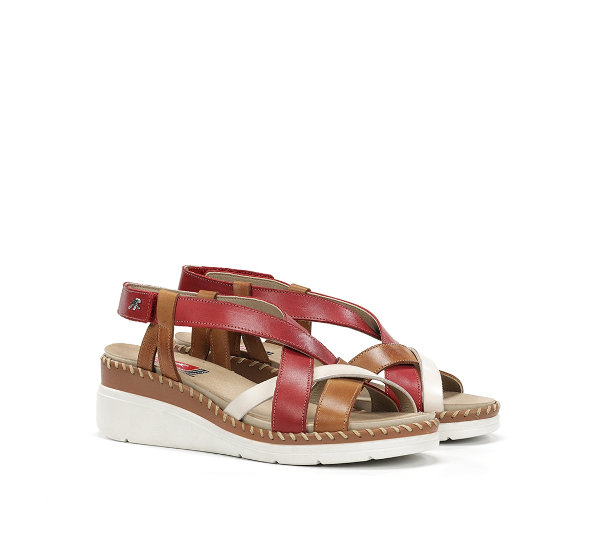 Fluchos Leza F2135 sandale rouge légère femme