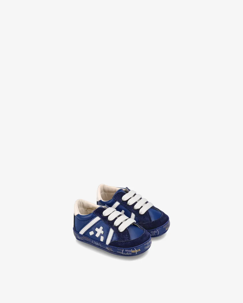 Premiata Baby-B 007B chaussures bébé cuir souple