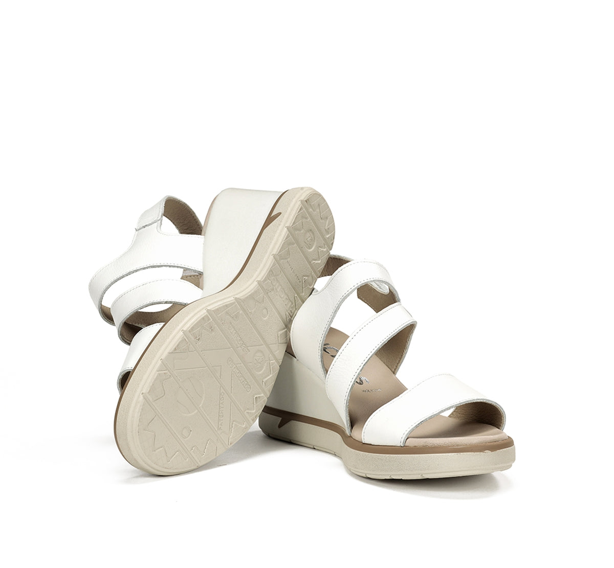 Fluchos Smash F1973 sandale compensée blanche femme