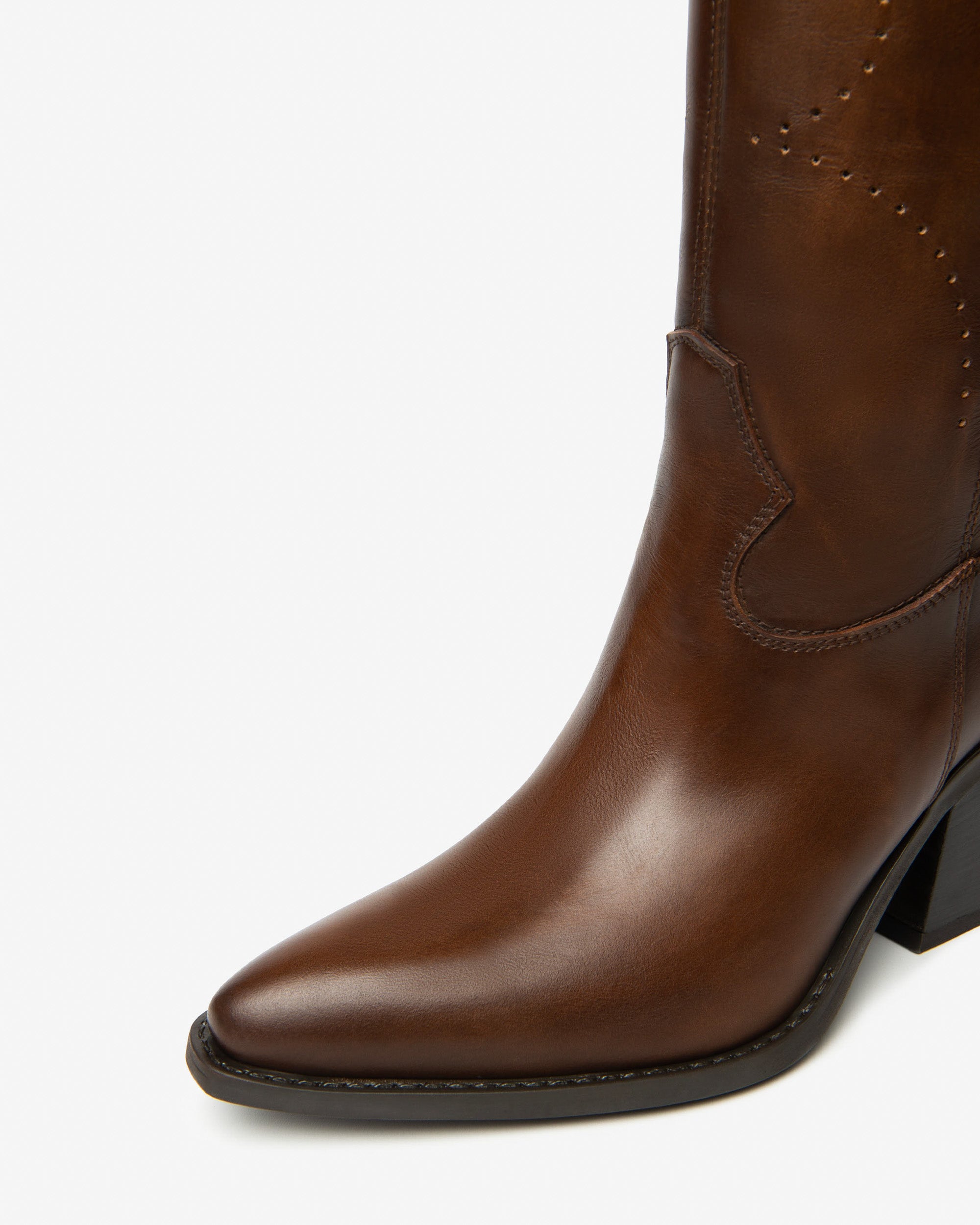 Nero Giardini Boots bottes cuir western 75 mm femme
